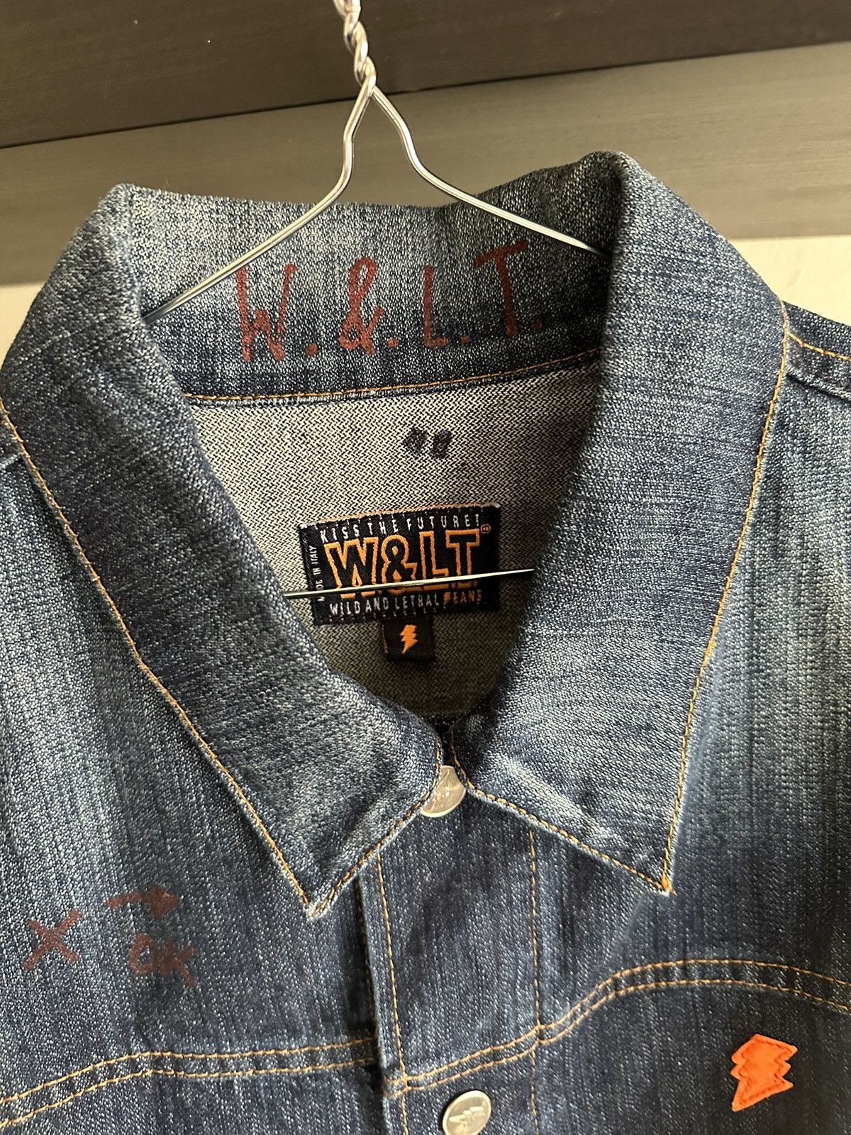Walter Van Beirendonck 2000s W&LT Type 2 Denim Jacket Size US M / EU 48-50 / 2 - 3 Thumbnail