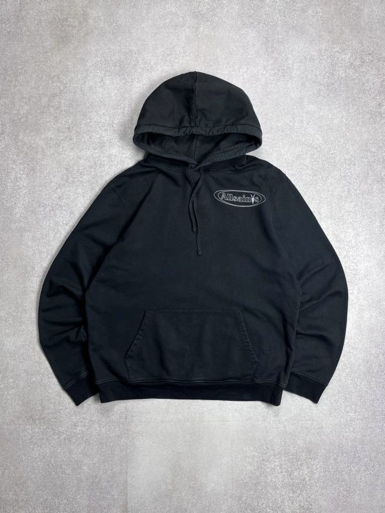 Allsaints Allsaints Big Logo Boxy Heavy Cotton Hoodie Y2K M Size US M / EU 48-50 / 2 - 1 Thumbnail