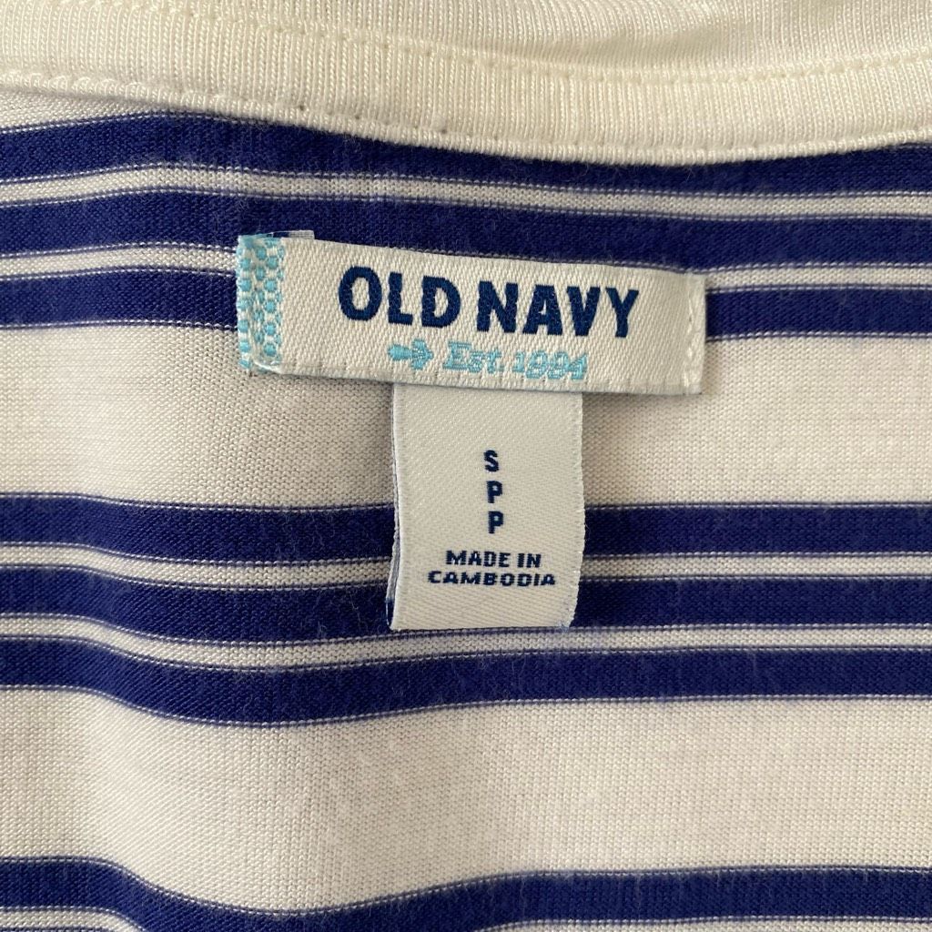 Old Navy Old Navy women S stripe short sleeve scoopneck shirt dress Size S / US 4 / IT 40 - 7 Thumbnail