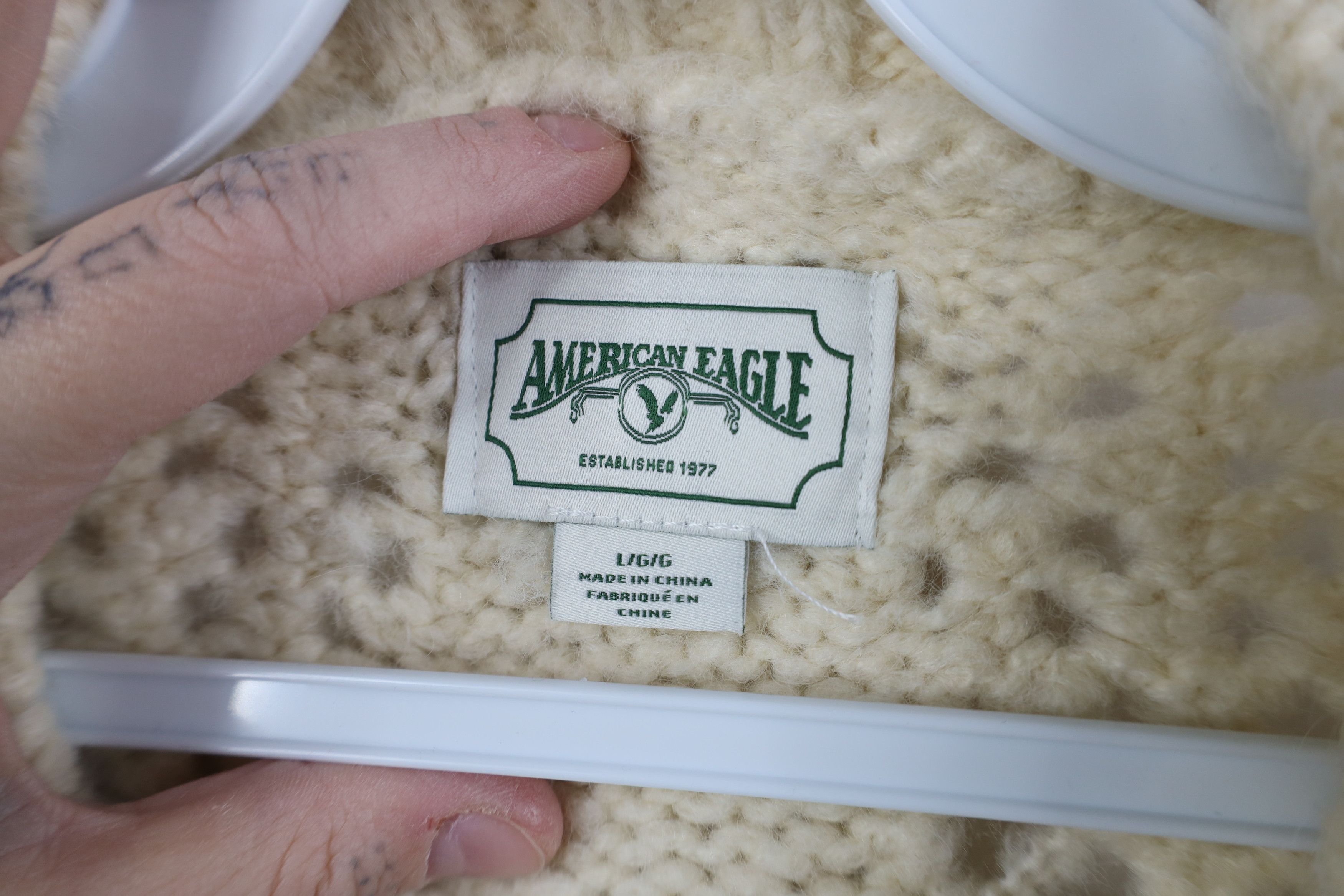 American Eagle Outfitters Vintage Y2K American Eagle Outfitters Wool Blend Sweater Size L / US 10 / IT 46 - 5 Thumbnail