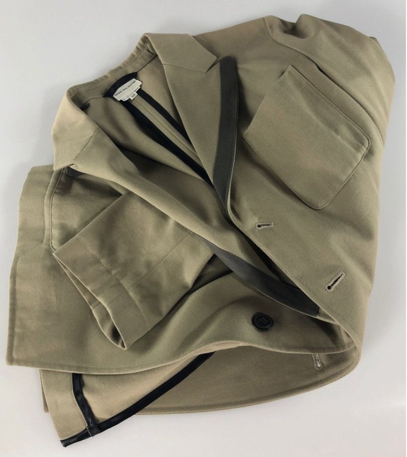 Dries Van Noten Dries Van Noten 🇧🇪 military slope button contrast jkt 46 NW Size 36R - 5 Thumbnail