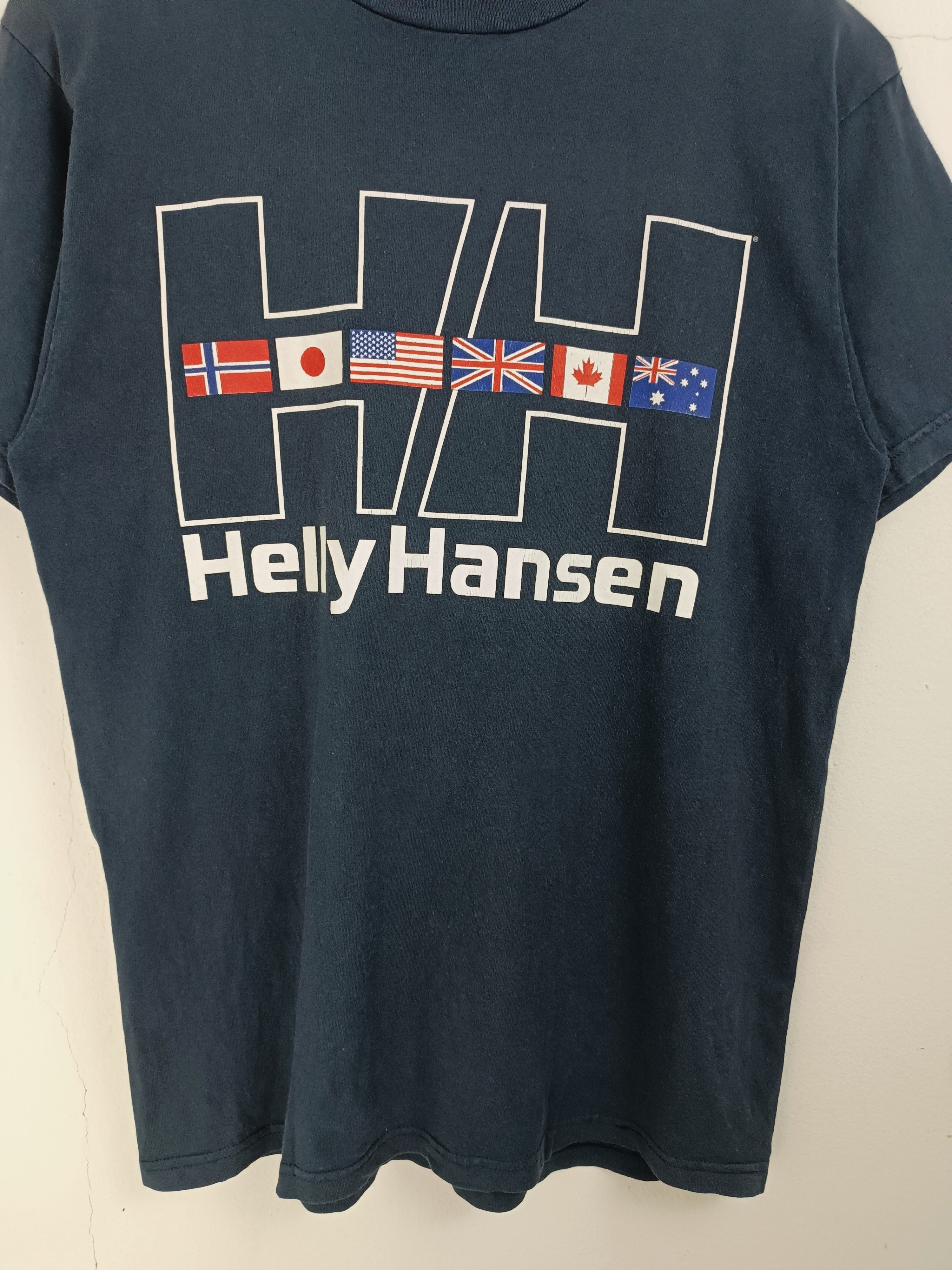 Helly Hansen VINTAGE 90'S HELLY HANSEN CLASSIC LOGO TEE tnf colombia Size US M / EU 48-50 / 2 - 7 Thumbnail