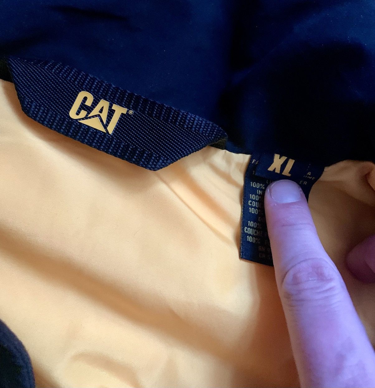 Caterpillar × Vintage 90s Vintage Caterpillar Workwear Puffer Vest Jacket Size US XL / EU 56 / 4 - 6 Thumbnail