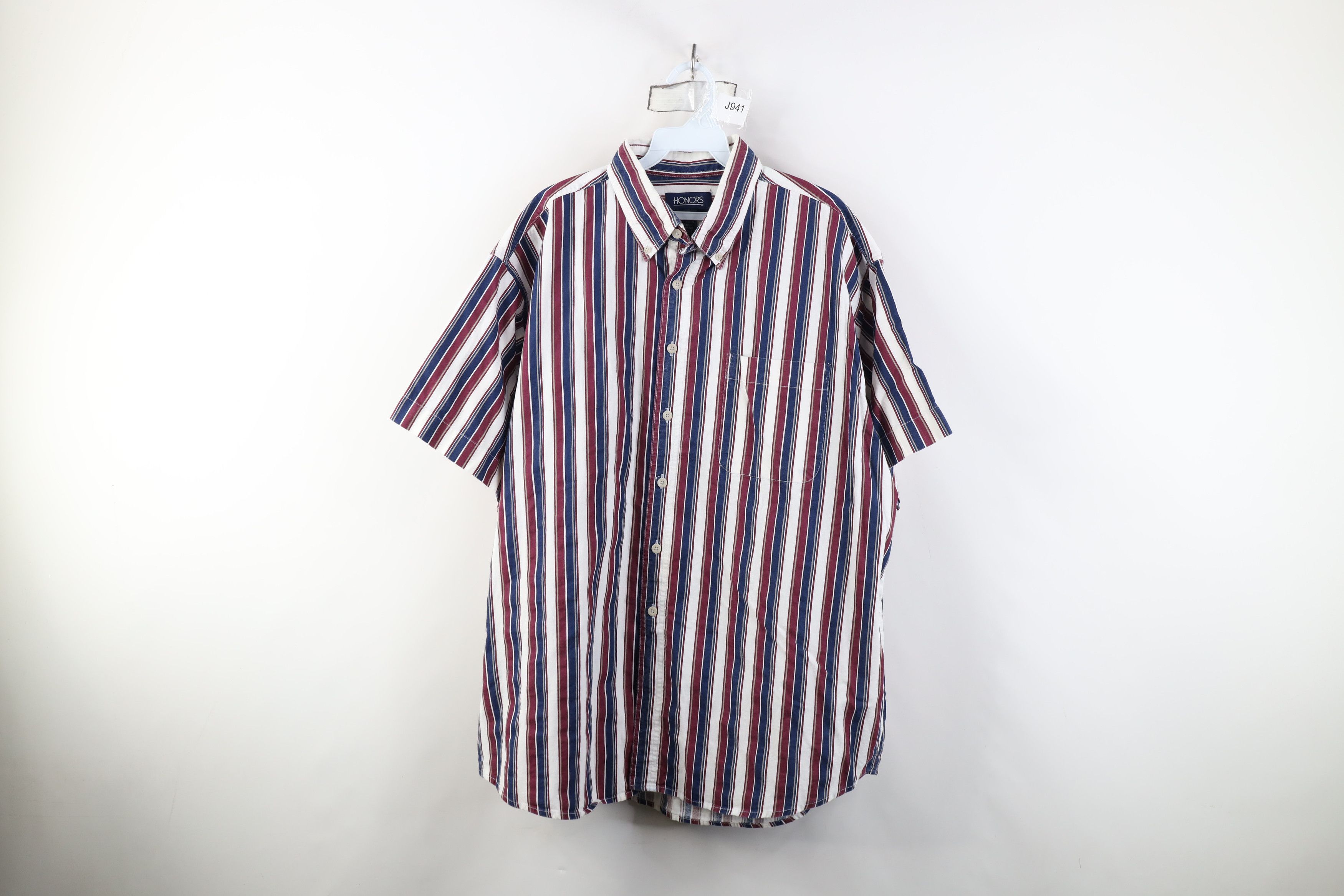 Vintage Vintage 90s Streetwear Short Sleeve Button Down Shirt Size US XL / EU 56 / 4 - 1 Thumbnail