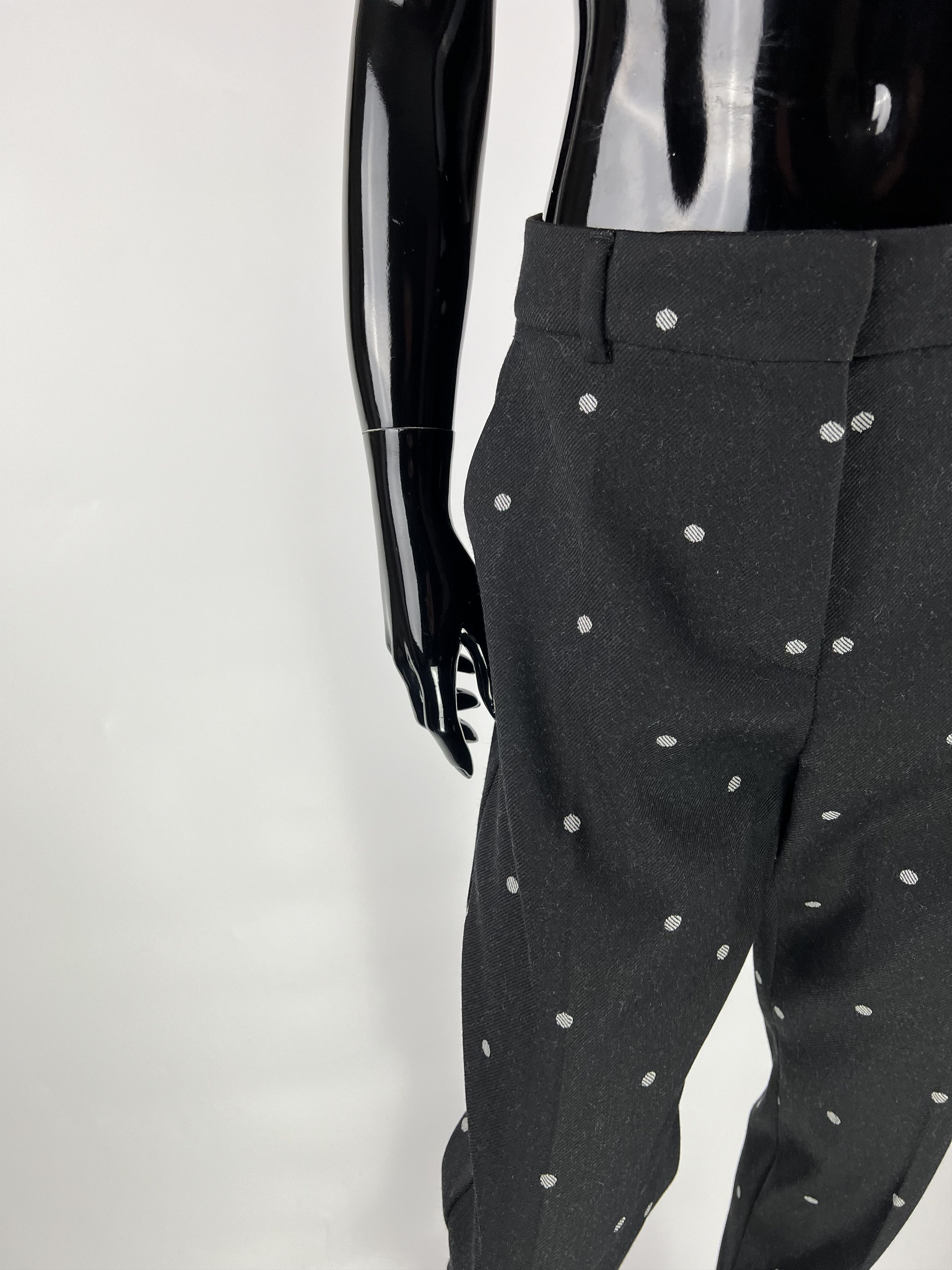 Max Mara × Sportmax Sportmax Max Mara Polka Dot Wool Pants Size IT40 US6 Size 27" / US 4 / IT 40 - 2 Thumbnail