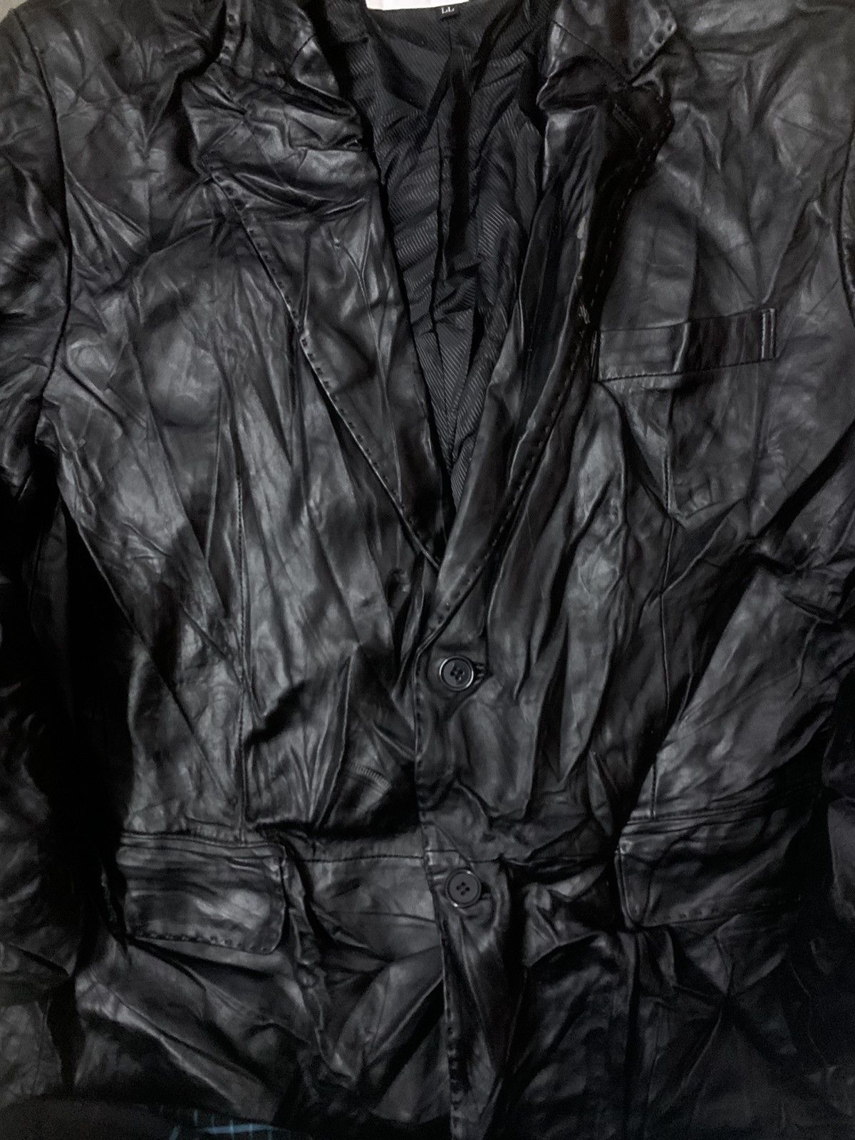 Balmain × Pierre Balmain Balmain Paris Leather Jacket Size US L / EU 52-54 / 3 - 3 Thumbnail