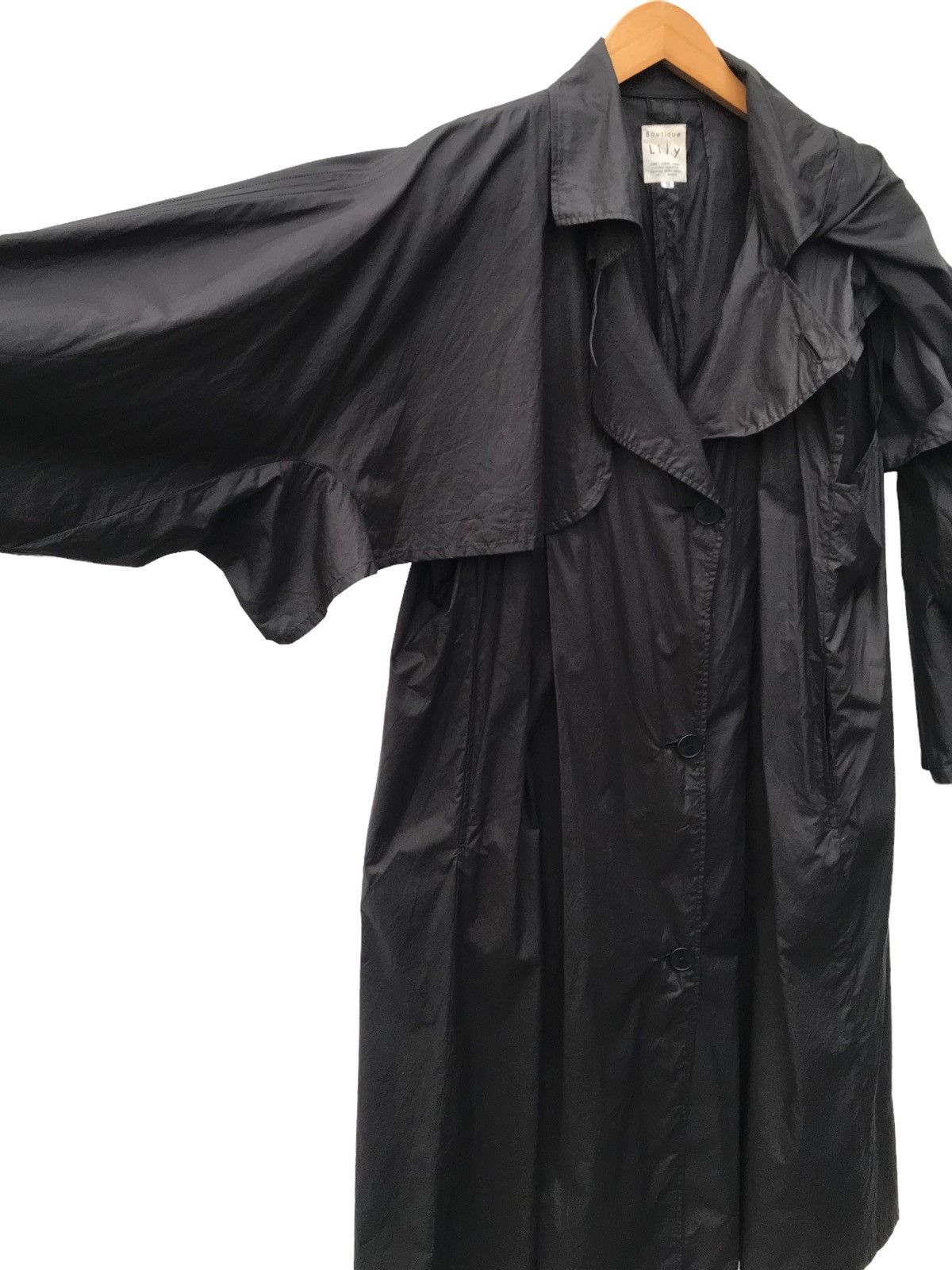 Japanese Brand Boutique Lily Women Cotton Trench Coat Parachute Jacket Size L / US 10 / IT 46 - 9 Thumbnail