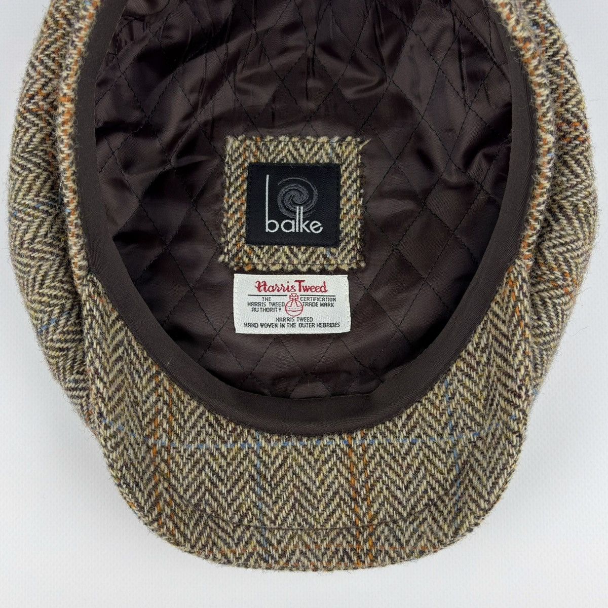 Harris Tweed Harris Tweed Vintage Wool Flat Cap Hat Size ONE SIZE - 9 Thumbnail