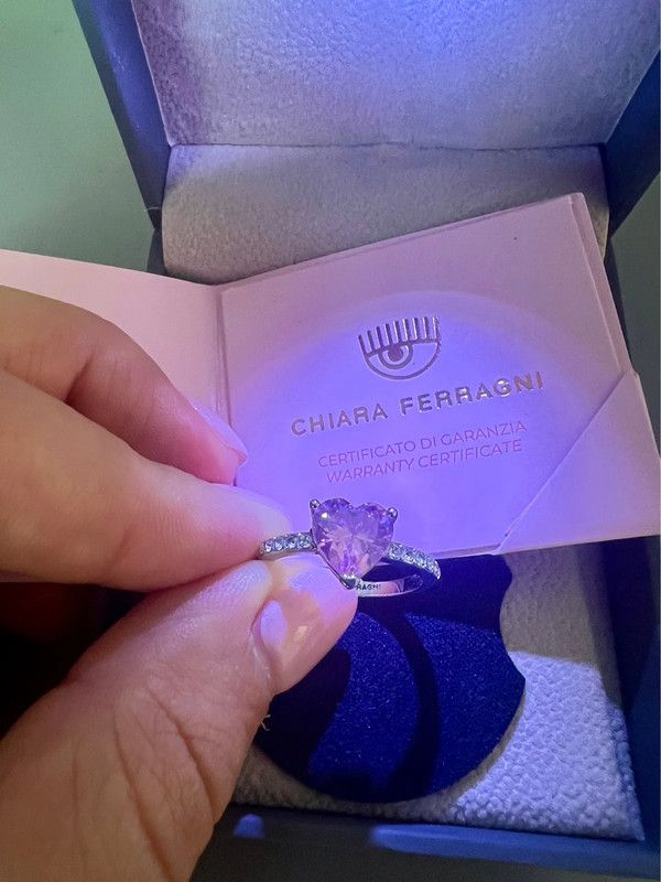 Chiara Ferragni Pink heart Chiara Ferragni ring Size ONE SIZE - 1 Thumbnail