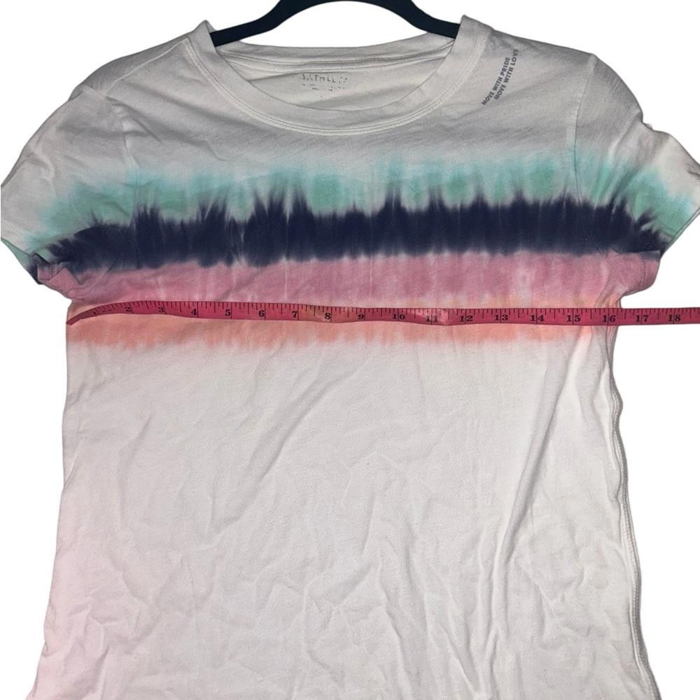 Designer Athleta l Organic Daily Tie Dye Stripe Tee Small Size S / US 4 / IT 40 - 5 Thumbnail