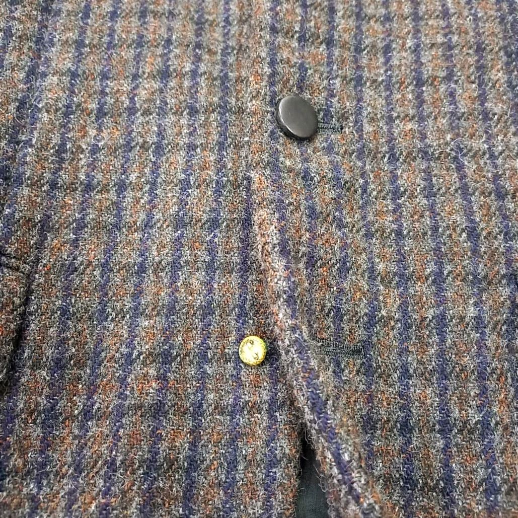 Comme des Garcons 80s COMME DES GARÇONS HOMME Tweed Wool Coat Jacket Size US M / EU 48-50 / 2 - 14 Thumbnail