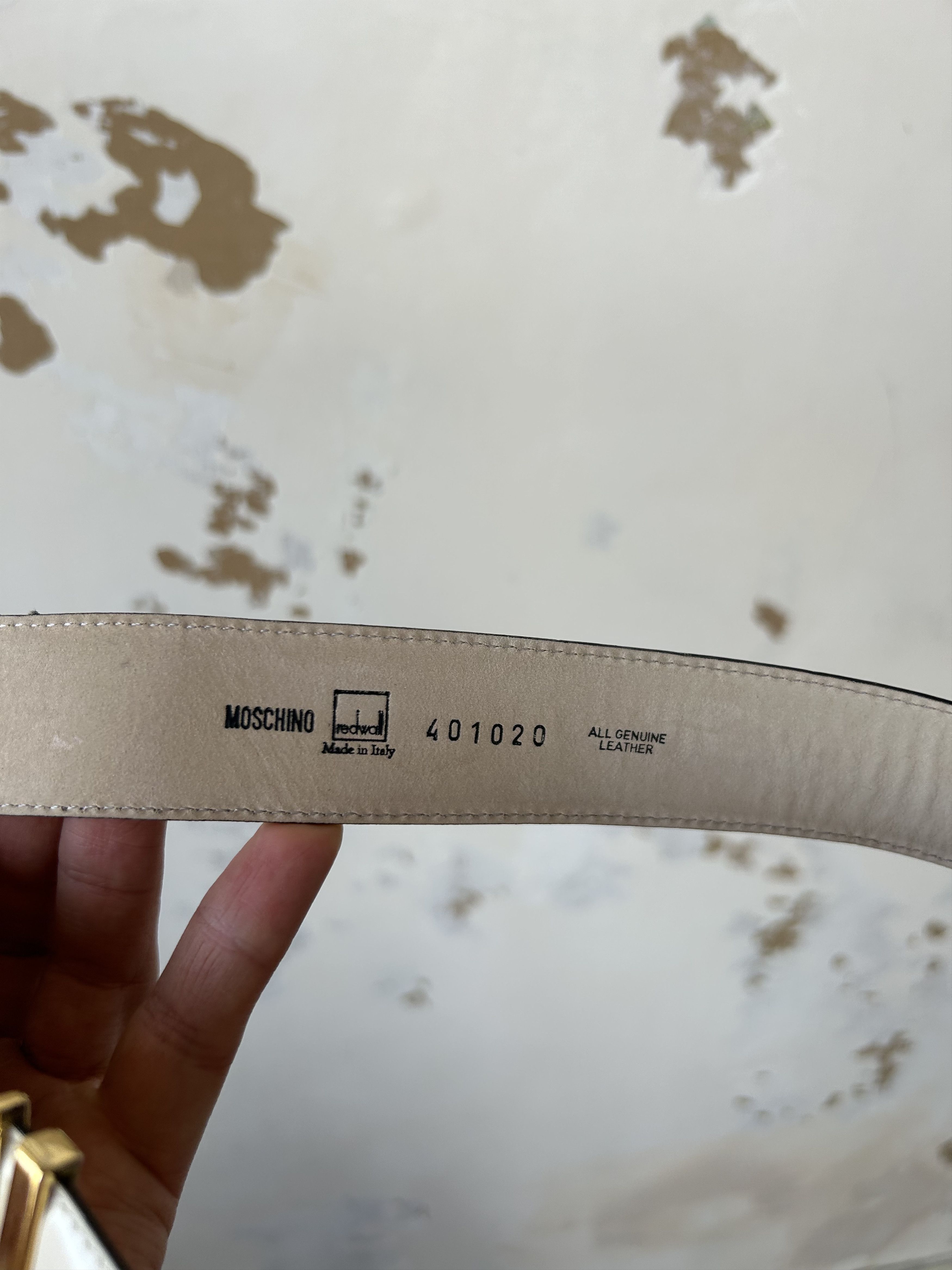 Moschino MOSCHINO leather belt original Size ONE SIZE - 4 Thumbnail