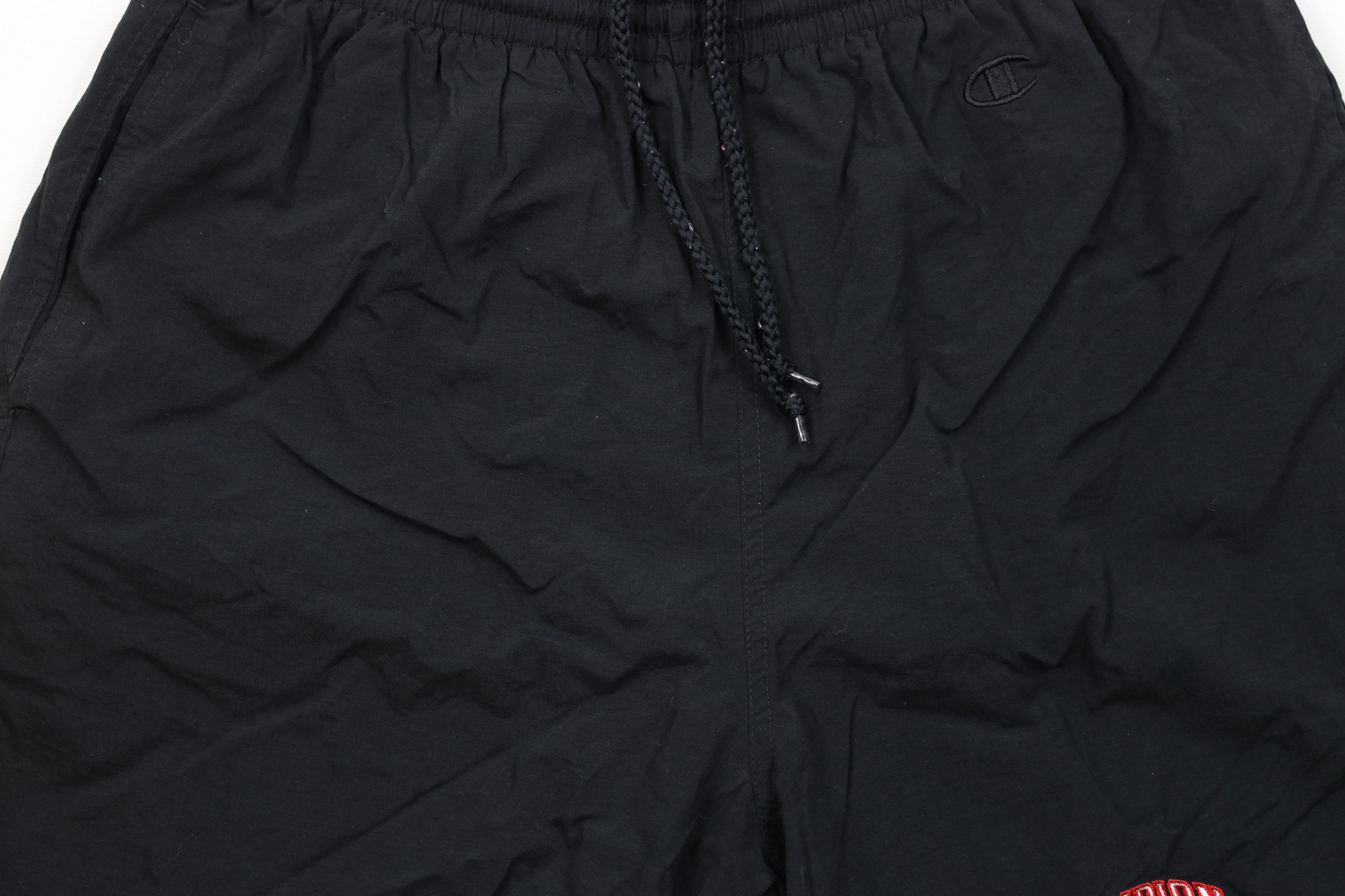 Champion × Vintage Vintage 90s Champion Lined Above Knee Shorts Trunks Black Size US 34 / EU 50 - 3 Thumbnail