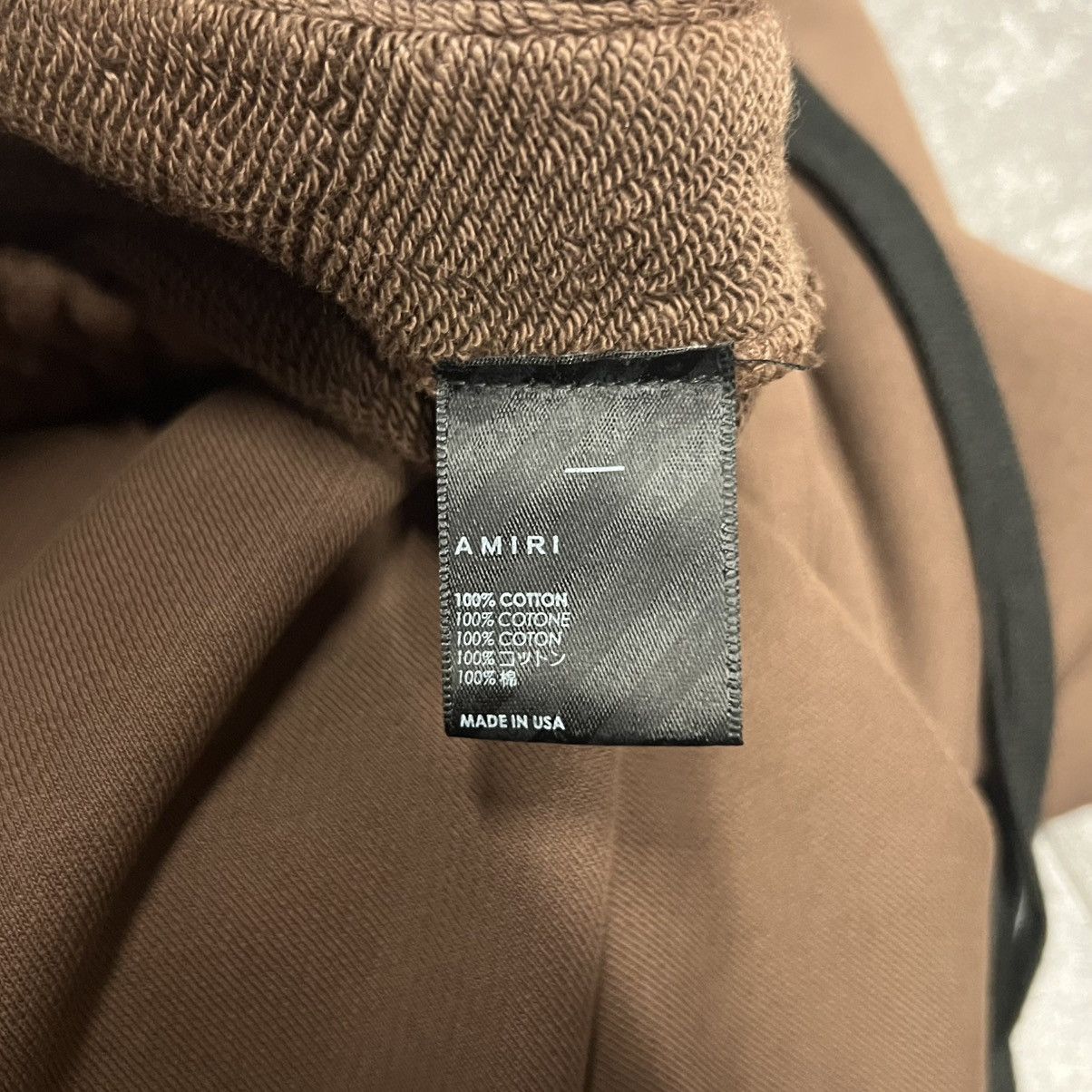 Amiri Amiri Logo Baggy Sweatpants Brown Size US 36 / EU 52 - 14 Thumbnail
