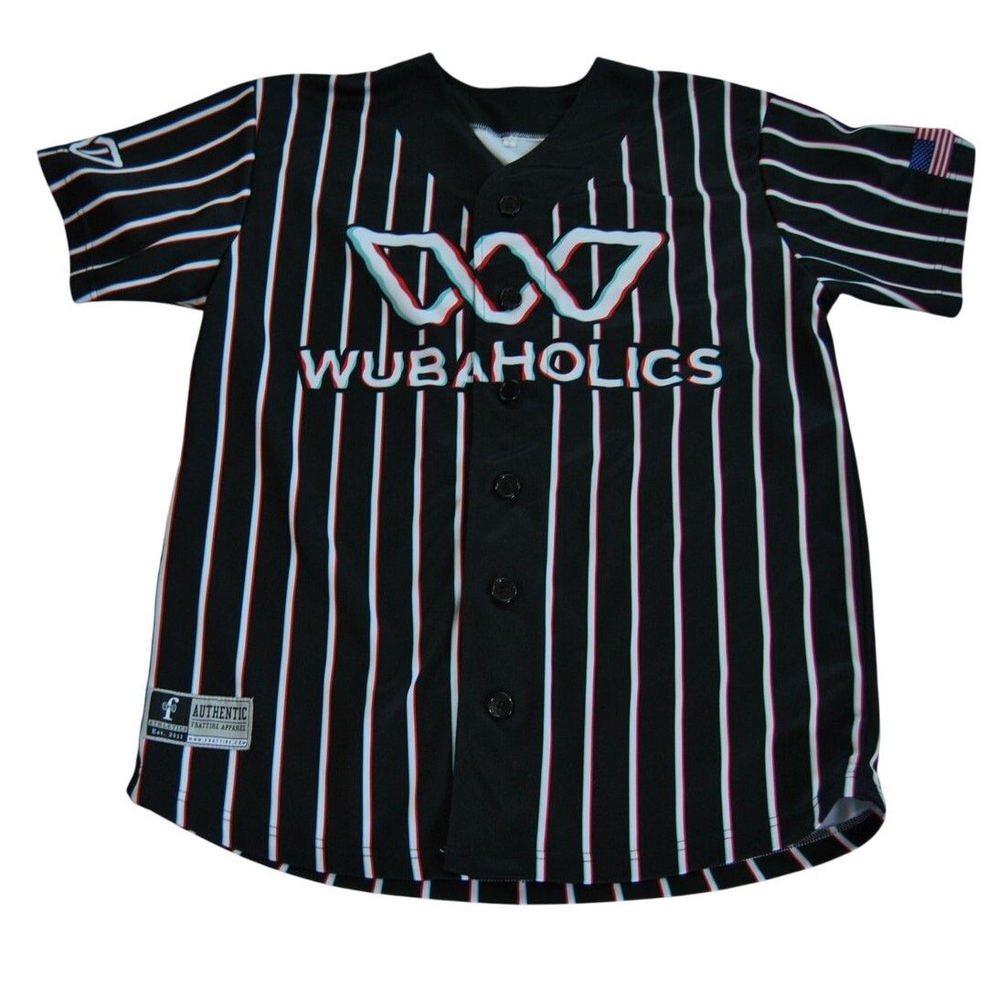 Other Wubaholics Jersey Shirt Black with Trippy Stripes #19 Size US L / EU 52-54 / 3 - 1 Thumbnail