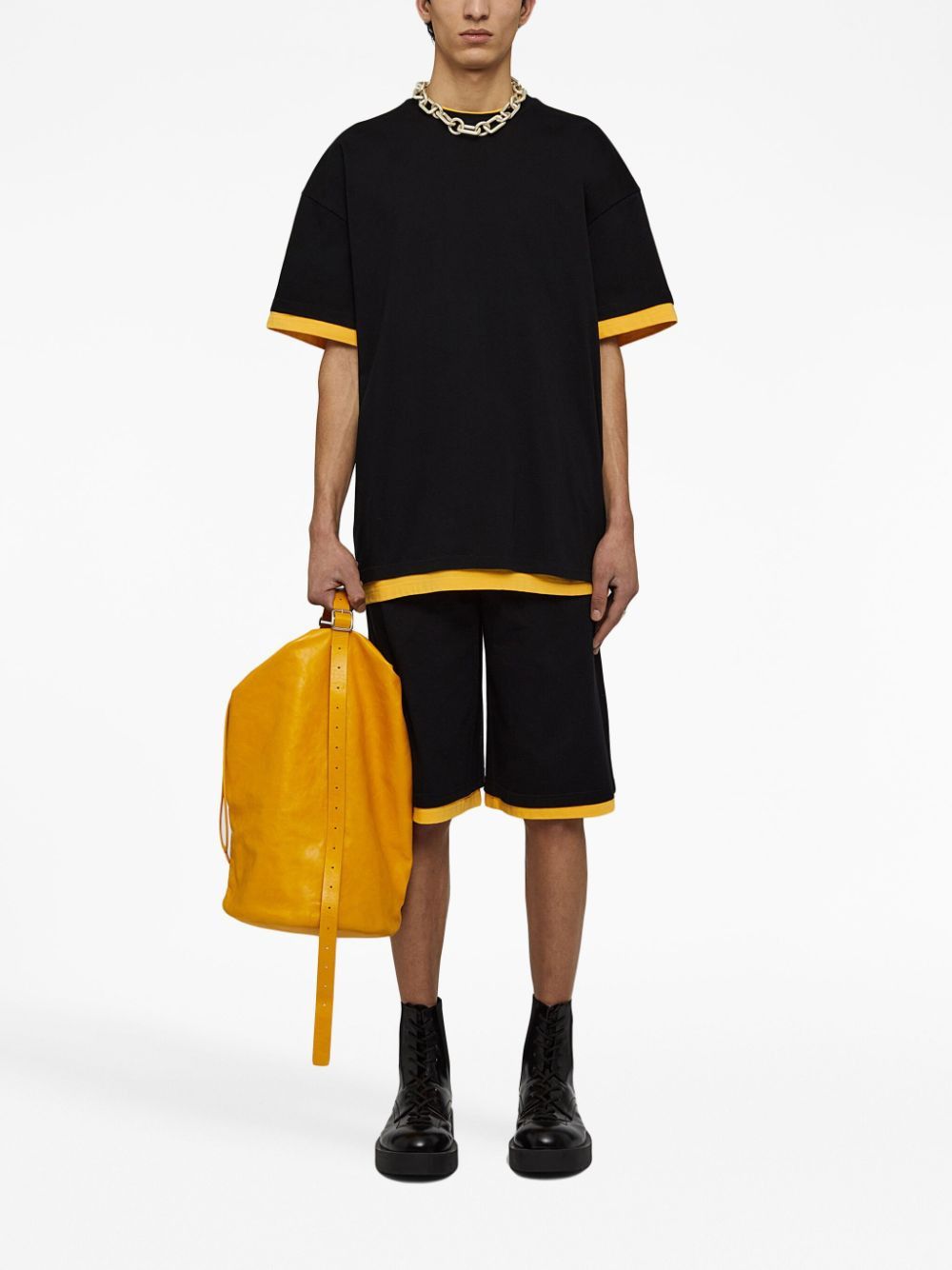 Jil Sander o1loc1c1124 T-Shirt in Black Size US XS / EU 42 / 0 - 2 Thumbnail