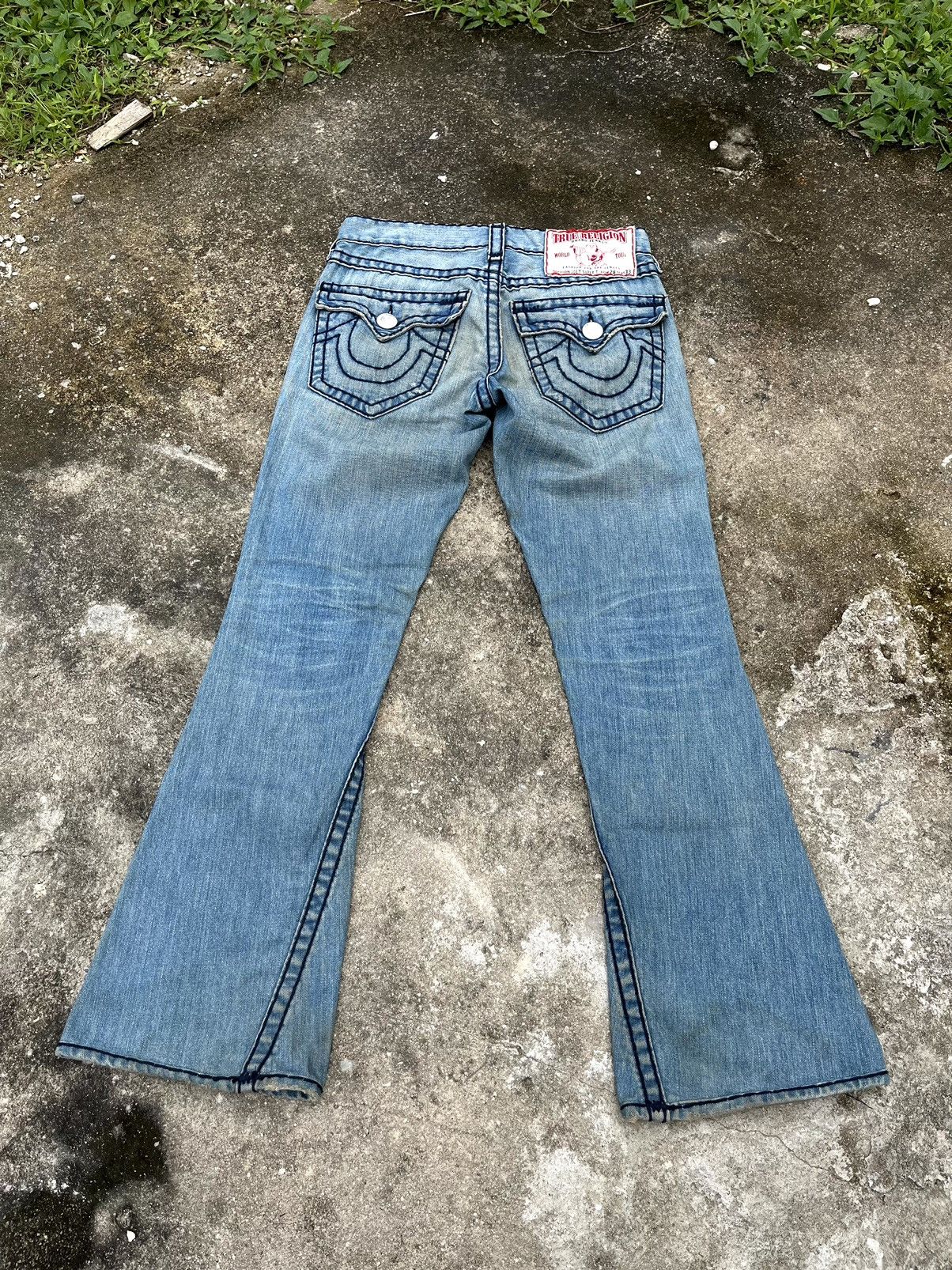 If Six Was Nine × Le Grande Bleu (L.G.B.) × True Religion True Religion Flared Denim Pants Size US 31 - 3 Thumbnail