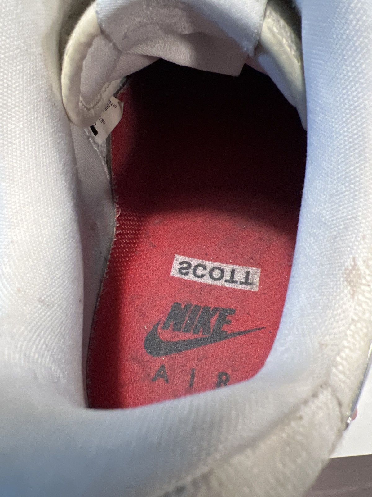 Nike Travis Scott x Nike Air Force 1 Low – White OG – Size 10 Size US 10 / EU 43 - 7 Thumbnail