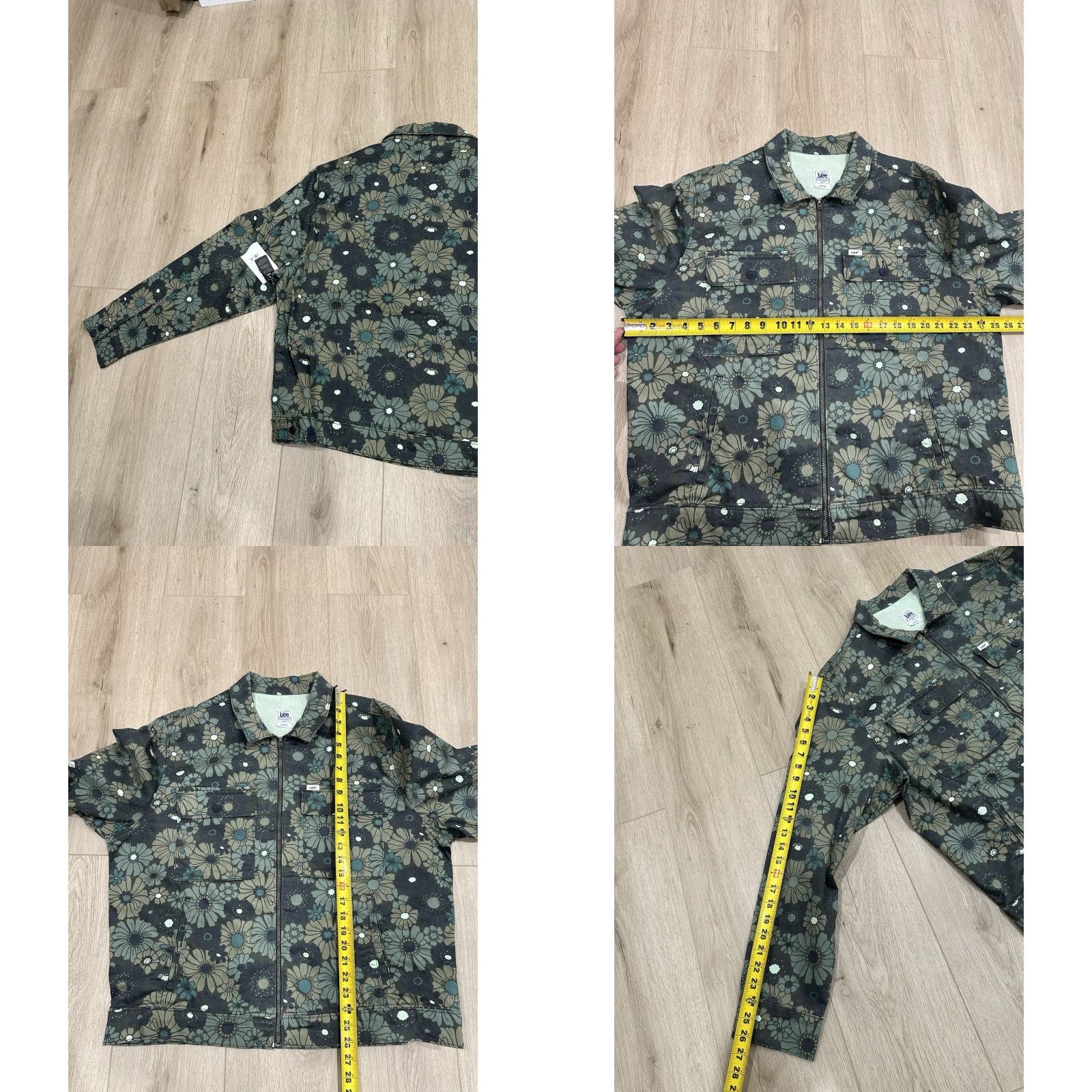 Lee Lee Heritage Chetopa Twill Workwear Jacket Mens XL Floral Green NWT Size US XL / EU 56 / 4 - 9 Thumbnail