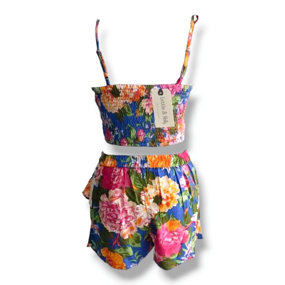 Other NWT Lottie & Holly Coordinated 2pc Set Crop Top & Skort Sz M Size 29" - 3 Thumbnail