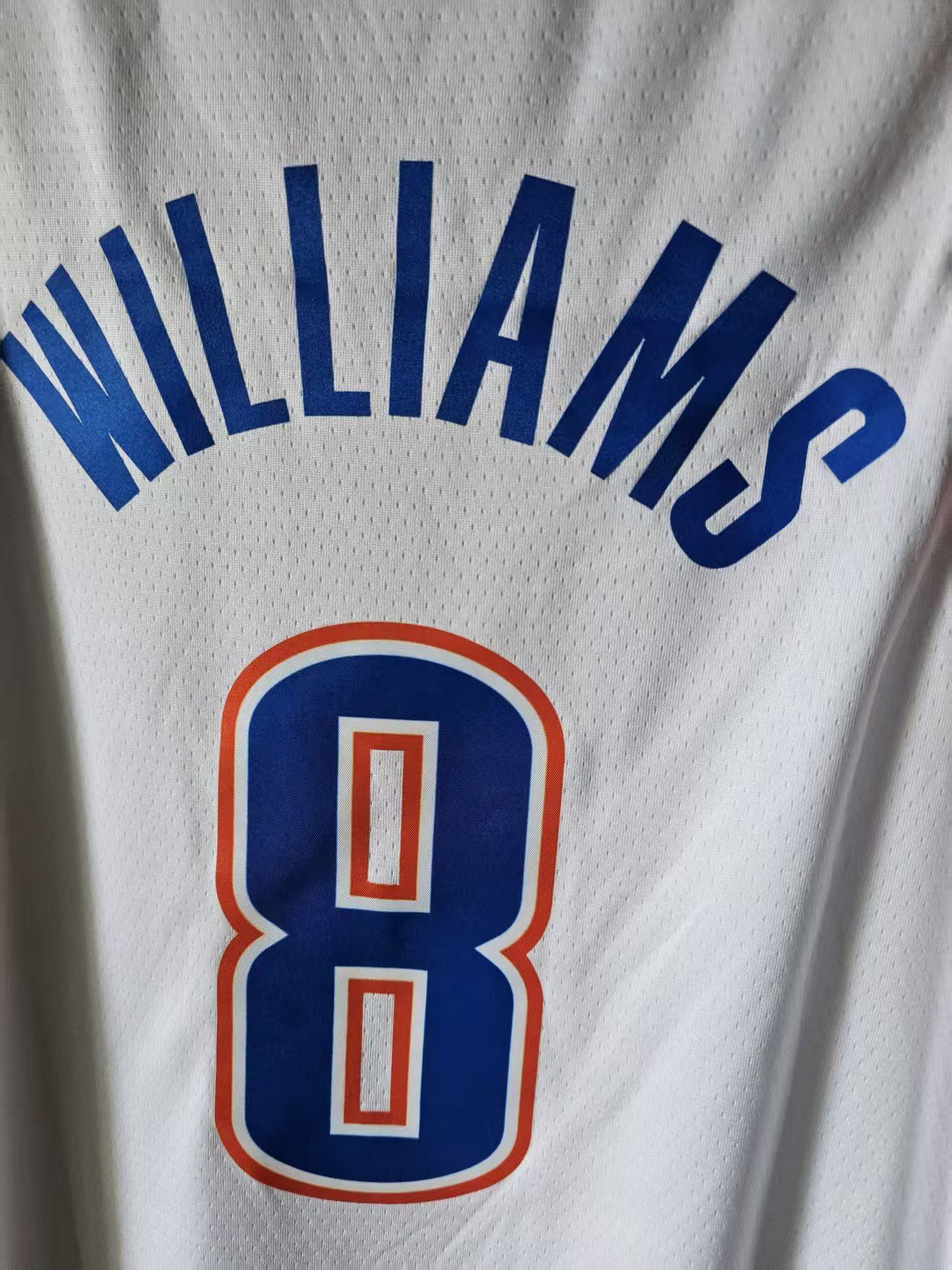 Other Oklahoma City Thunder 8 Jalen Williams Jersey White Size US L / EU 52-54 / 3 - 4 Thumbnail