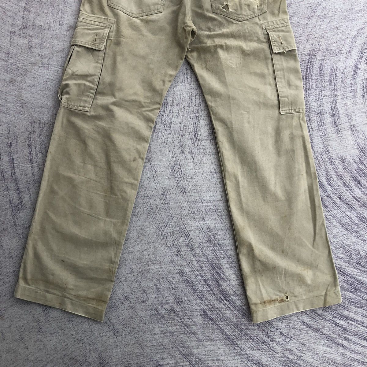 Japanese Brand × Oshkosh × Vintage Faded Cargo Pants OshKosh With 6 Pocket Size US 33 - 12 Thumbnail