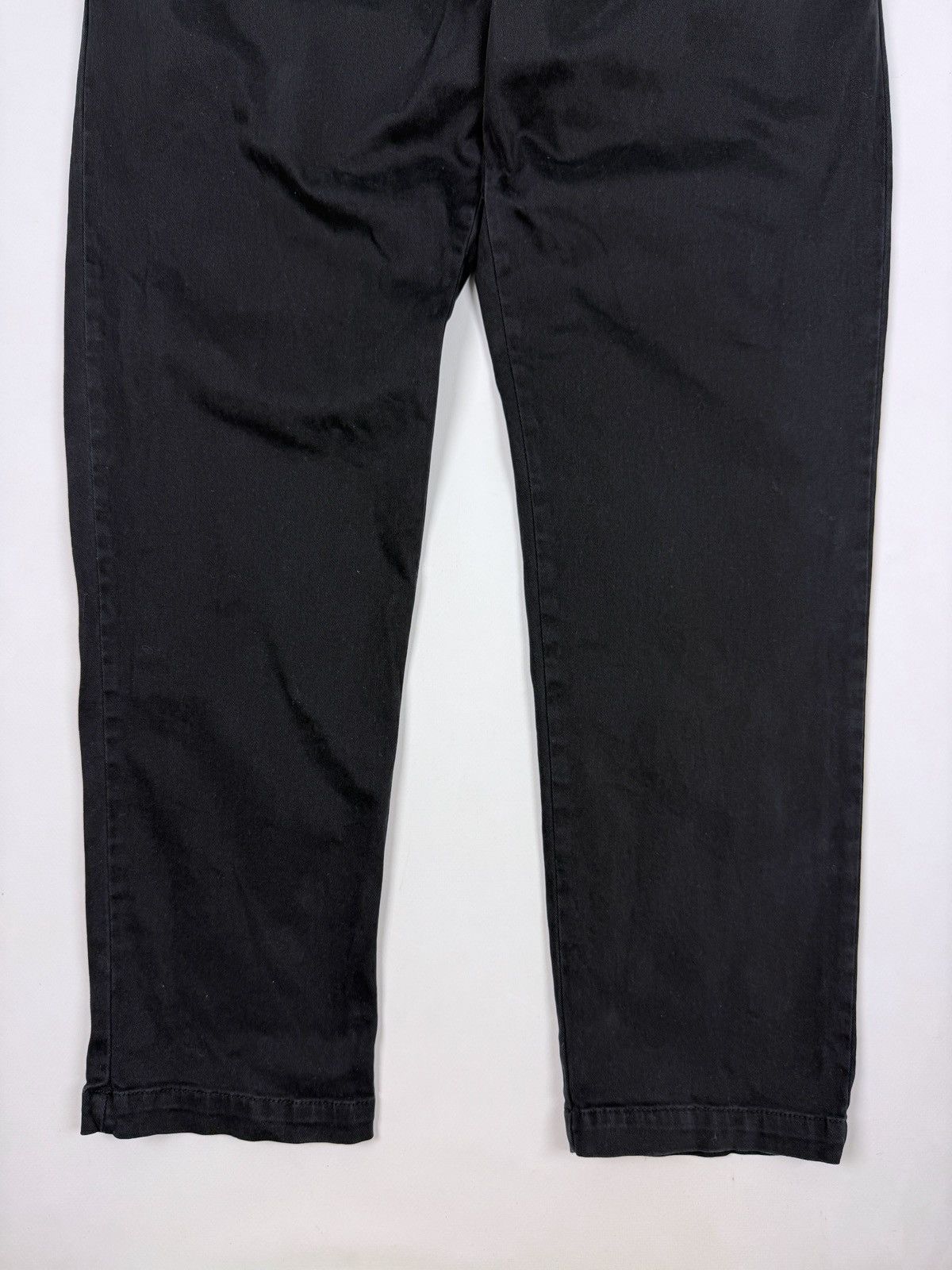 Other White Sand Italy Black Cotton Belted Chino Pants 52 Size US 36 / EU 52 - 4 Thumbnail