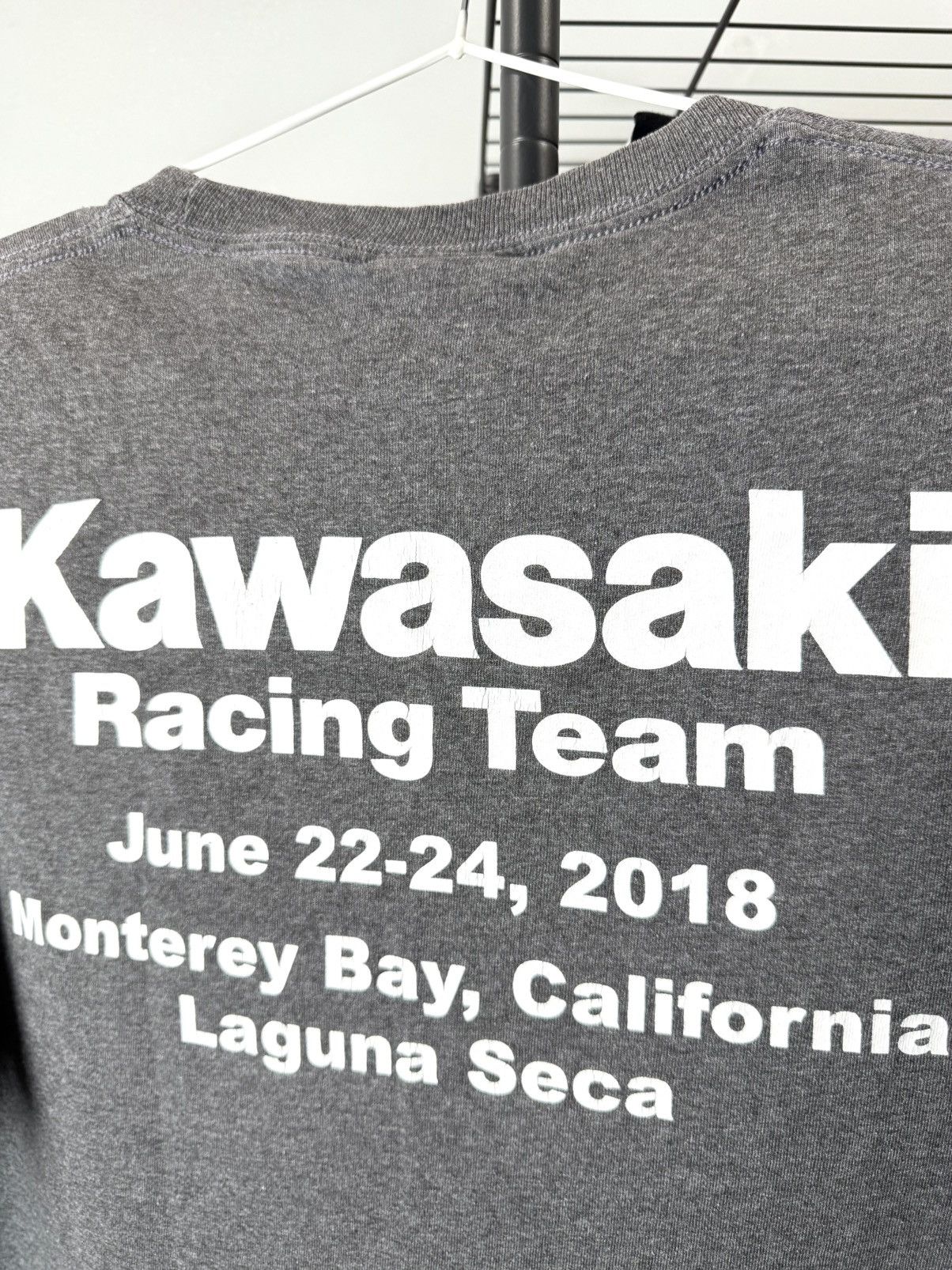 Vintage Vintage Style Kawasaki Ninja Racing T Shirt Elf Pirelli Size US L / EU 52-54 / 3 - 5 Thumbnail