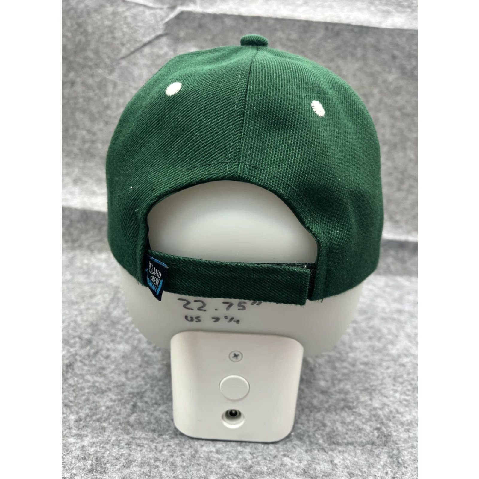 Vintage Island Crew Hawaii Hat Adult One Size Green 100% Polyester Beach Size ONE SIZE - 6 Thumbnail