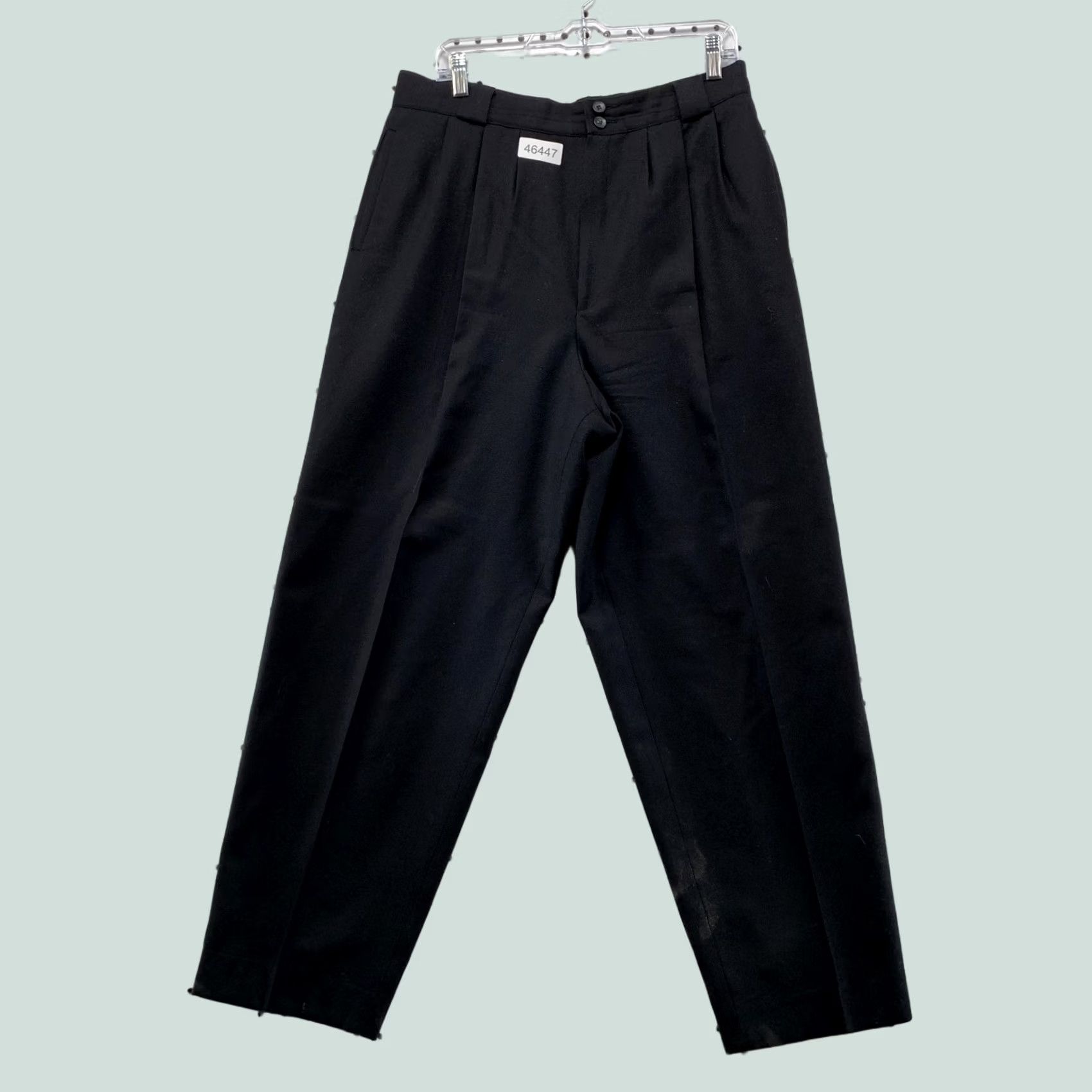 Vintage VINTAGE Giorgio Sant Angelo Pants Womens Size 16 33x29 Pleated 100% Wool White Size 38" / US 16 / IT 52 - 1 Thumbnail