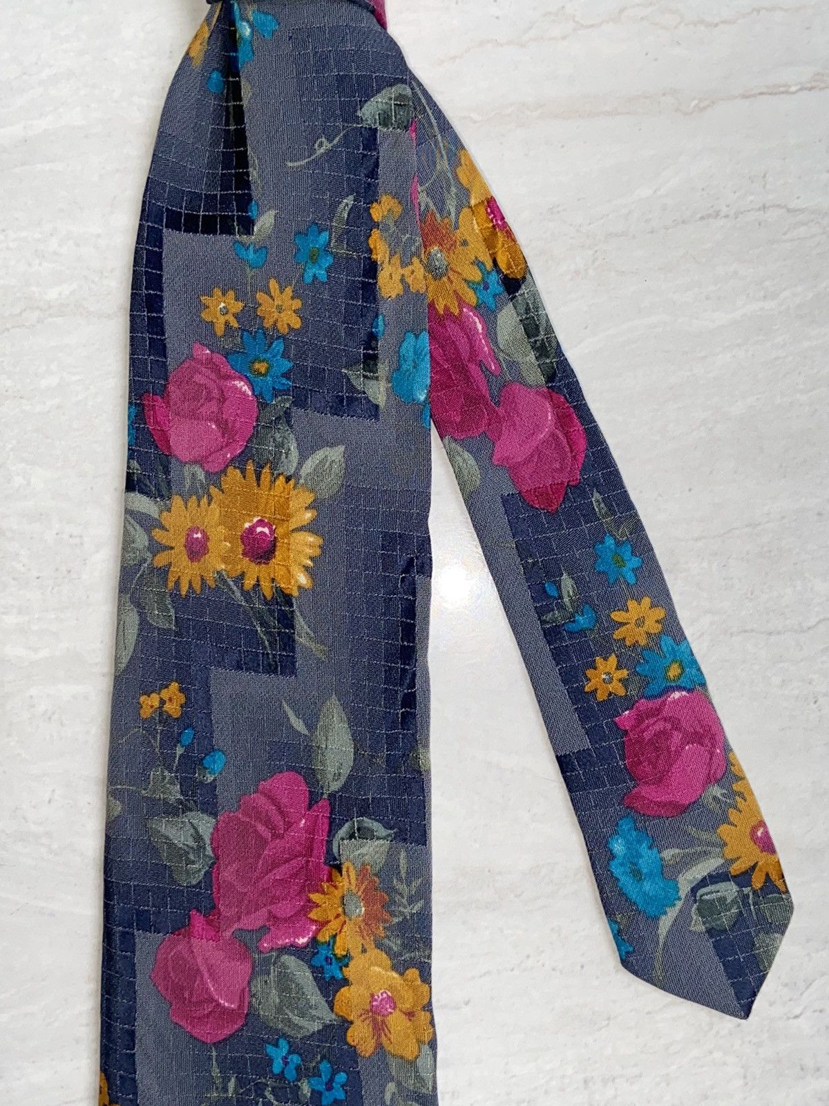 Hugo Boss HUGO BOSS Flower Motive Tie Size ONE SIZE - 9 Thumbnail