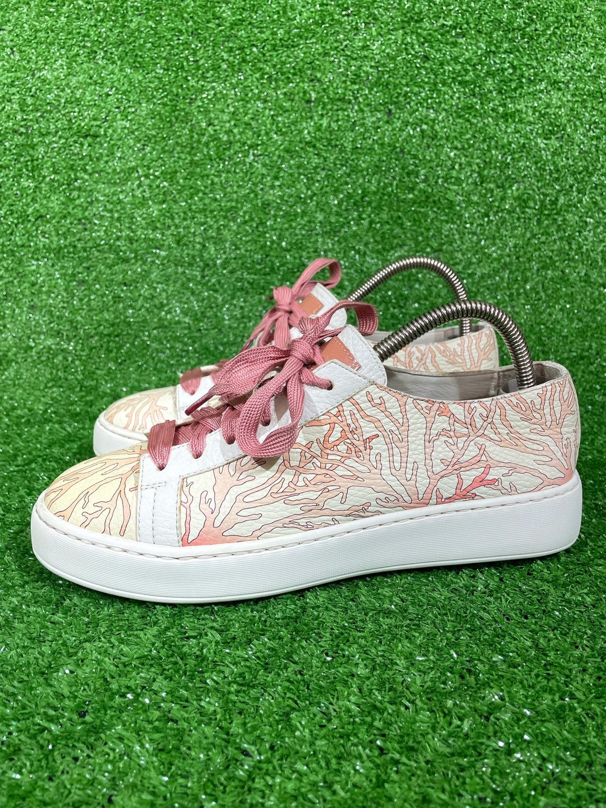 Santoni Santoni Women Casual Lightweight Leather Italy Shoes Size 38 Size US 8 / IT 38 - 1 Thumbnail
