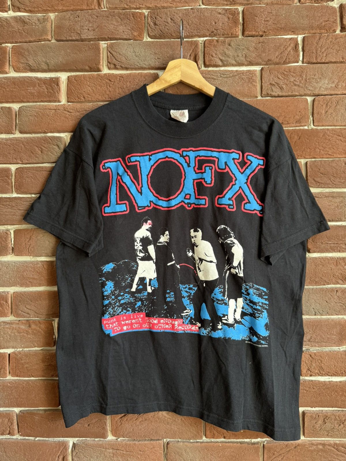Band Tees Vintage 00s 2002 NOFX Fuck You Punk Hardcore Ban T-Shirt Size US L / EU 52-54 / 3 - 1 Thumbnail