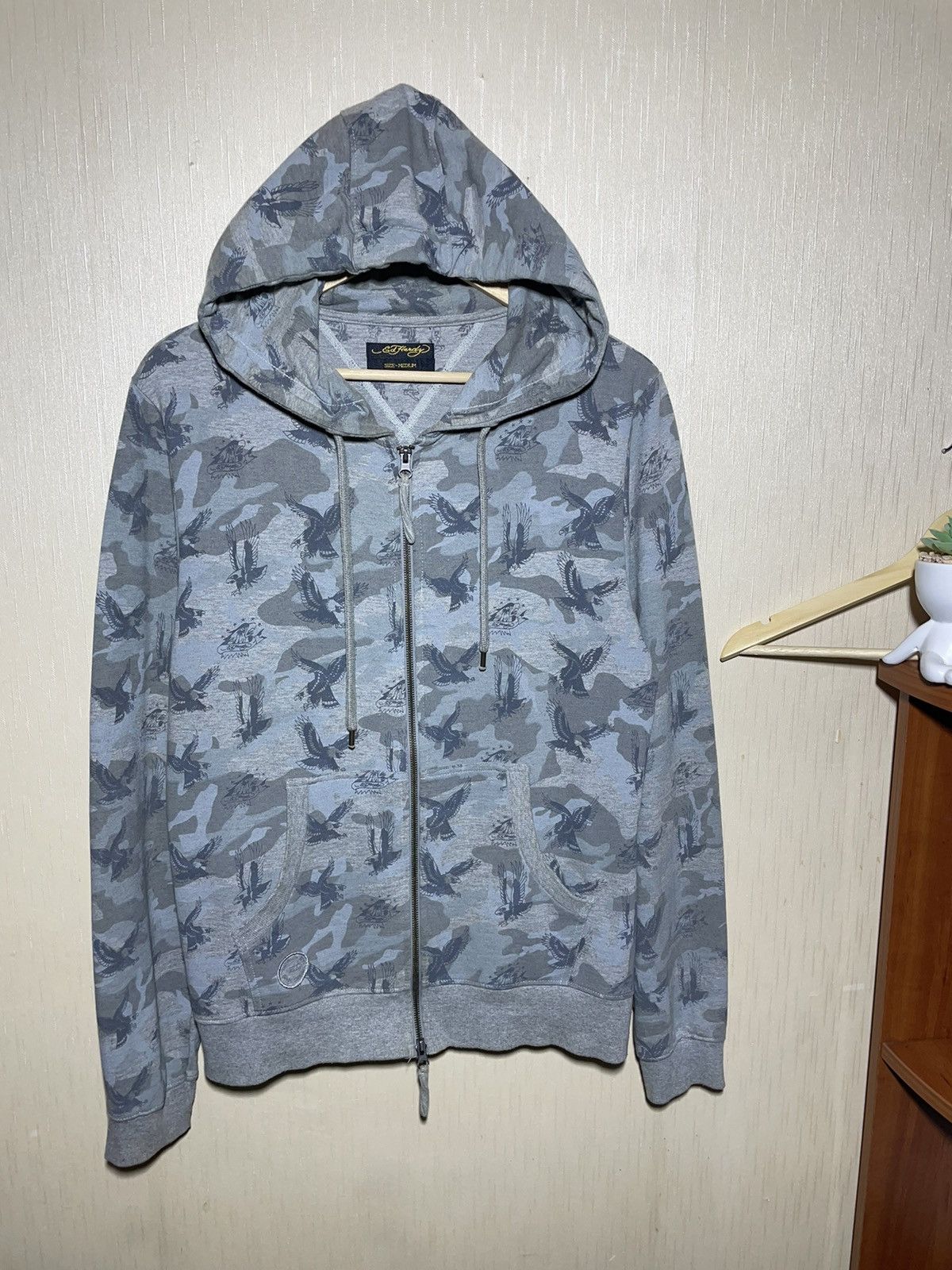 Ed Hardy × Vintage Ed hardy vintage streetwear zip hoodie Size US M / EU 48-50 / 2 - 1 Thumbnail