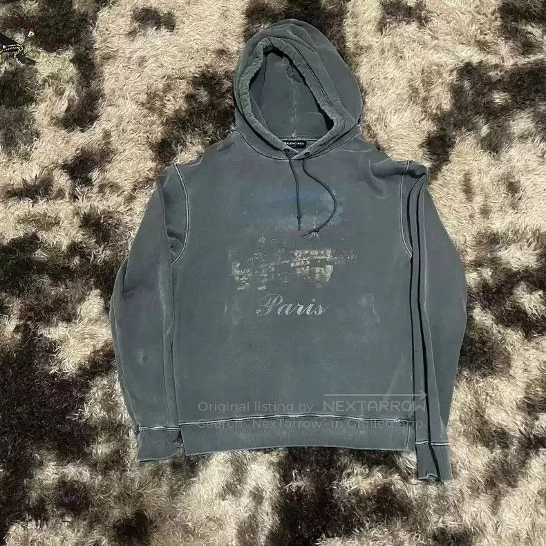 Balenciaga Balenciaga night washed hoodie. Size US S / EU 44-46 / 1 - 1 Thumbnail