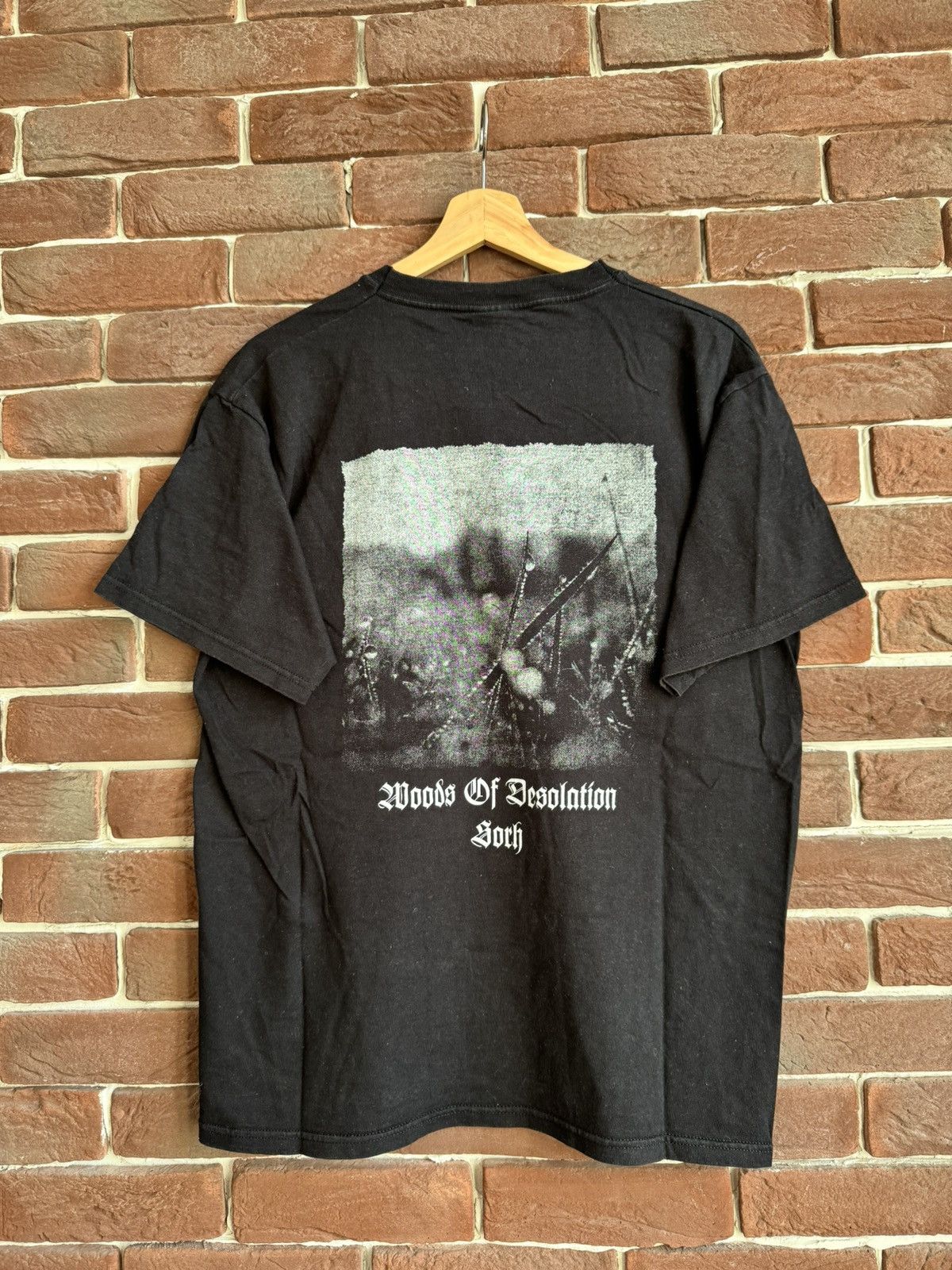 Band Tees Rare Vintage 00s Woods Of Desolation Black Metal Tshirt Rar Size US L / EU 52-54 / 3 - 2 Thumbnail