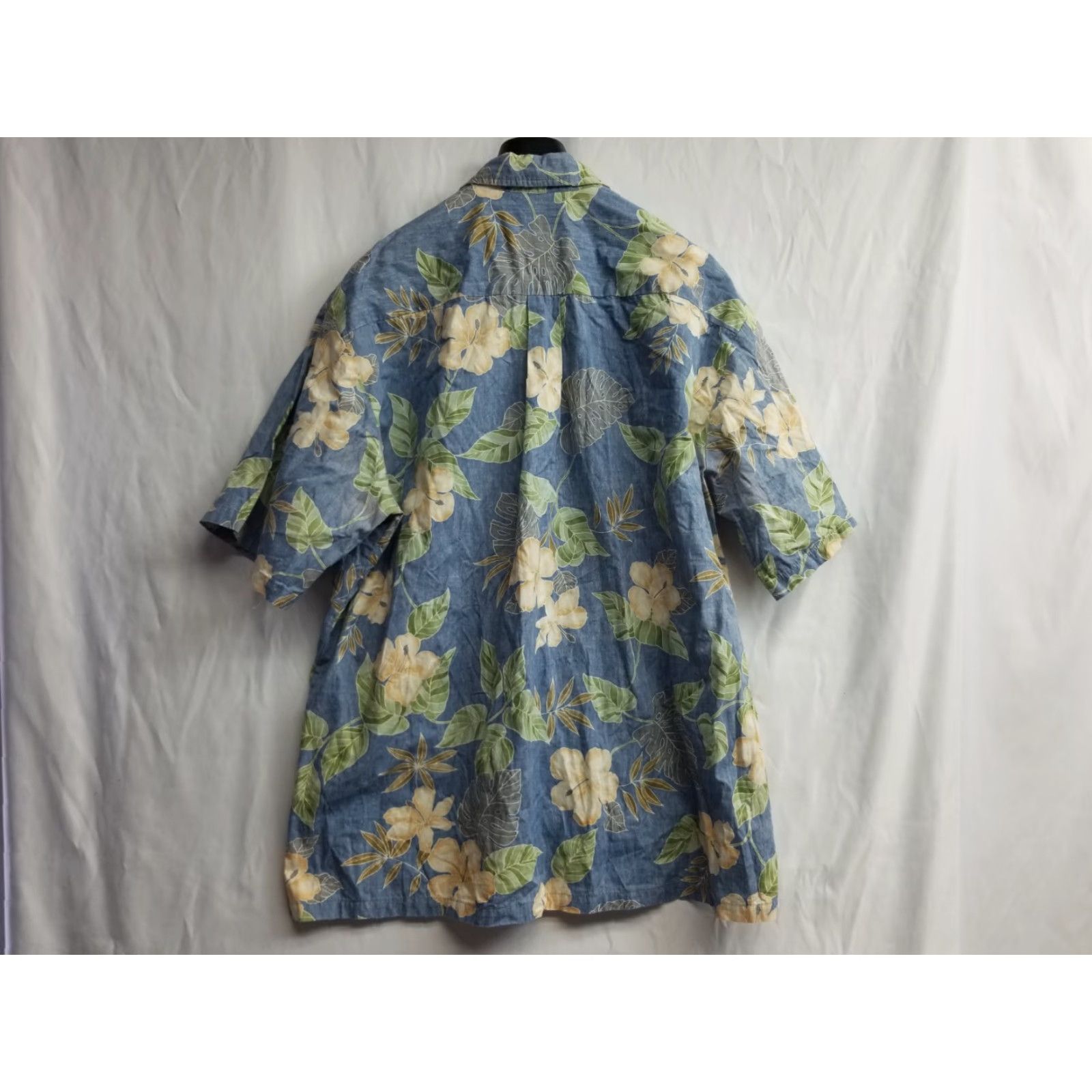 Tori Richard Tori Richard Button-Up Shirt XL Hawaiian Geometric Cotton Short Sleeve Mens Blue USA MADE Size US XL / EU 56 / 4 - 2 Thumbnail