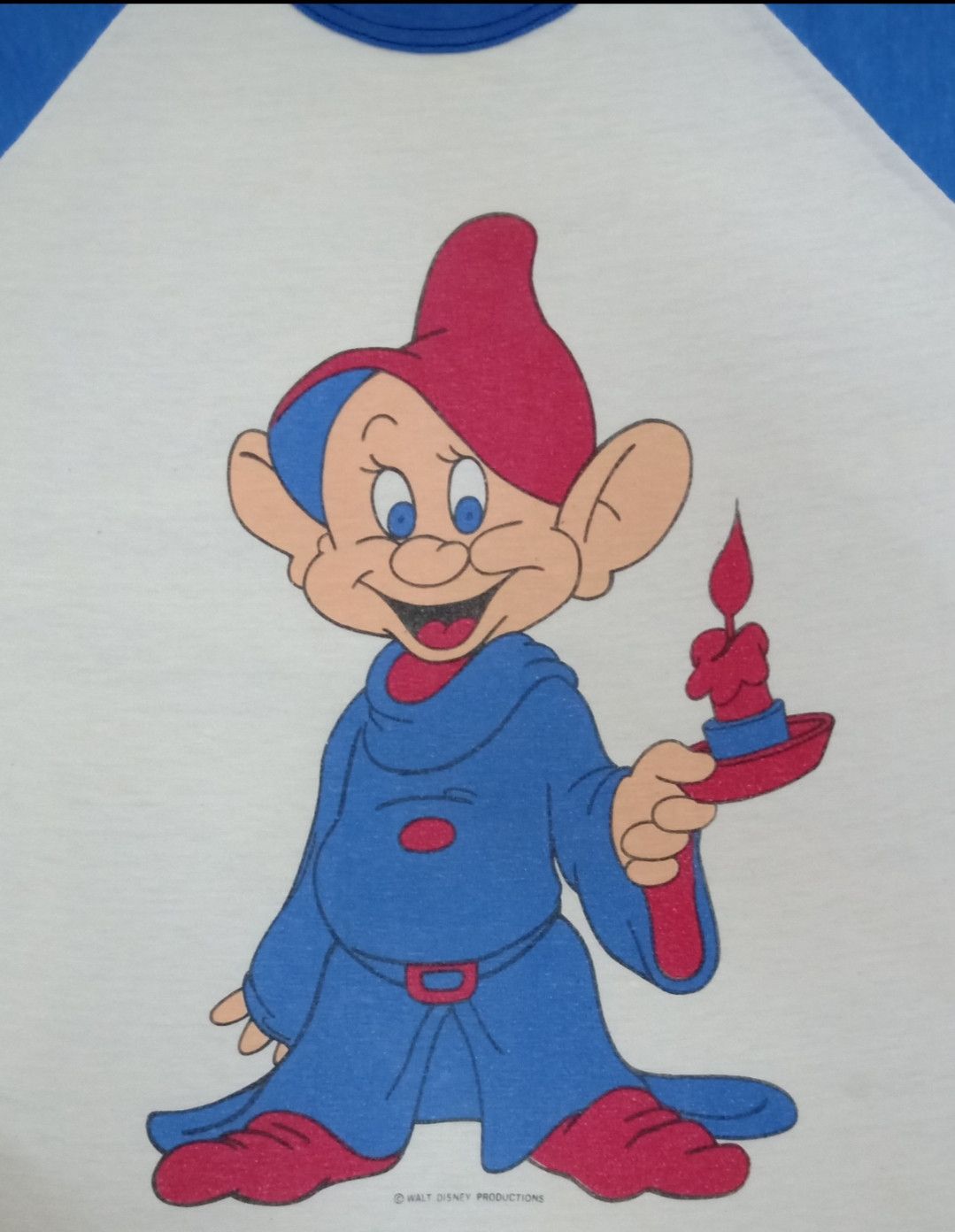 Cartoon Network × Disney × Vintage Vintage 70s Snow White Dopey Raglan T-shirt Size S / US 4 / IT 40 - 5 Thumbnail