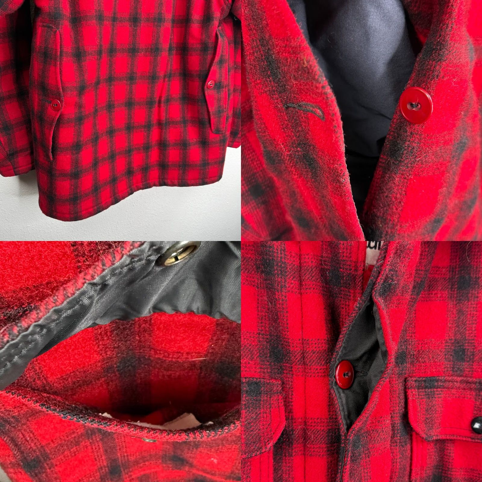Vintage VINTAGE Woolrich Coat Mackinaw Buffalo Plaid Wool Hunting Jacket Sz 42 USA Shirt Size US XS / EU 42 / 0 - 8 Thumbnail