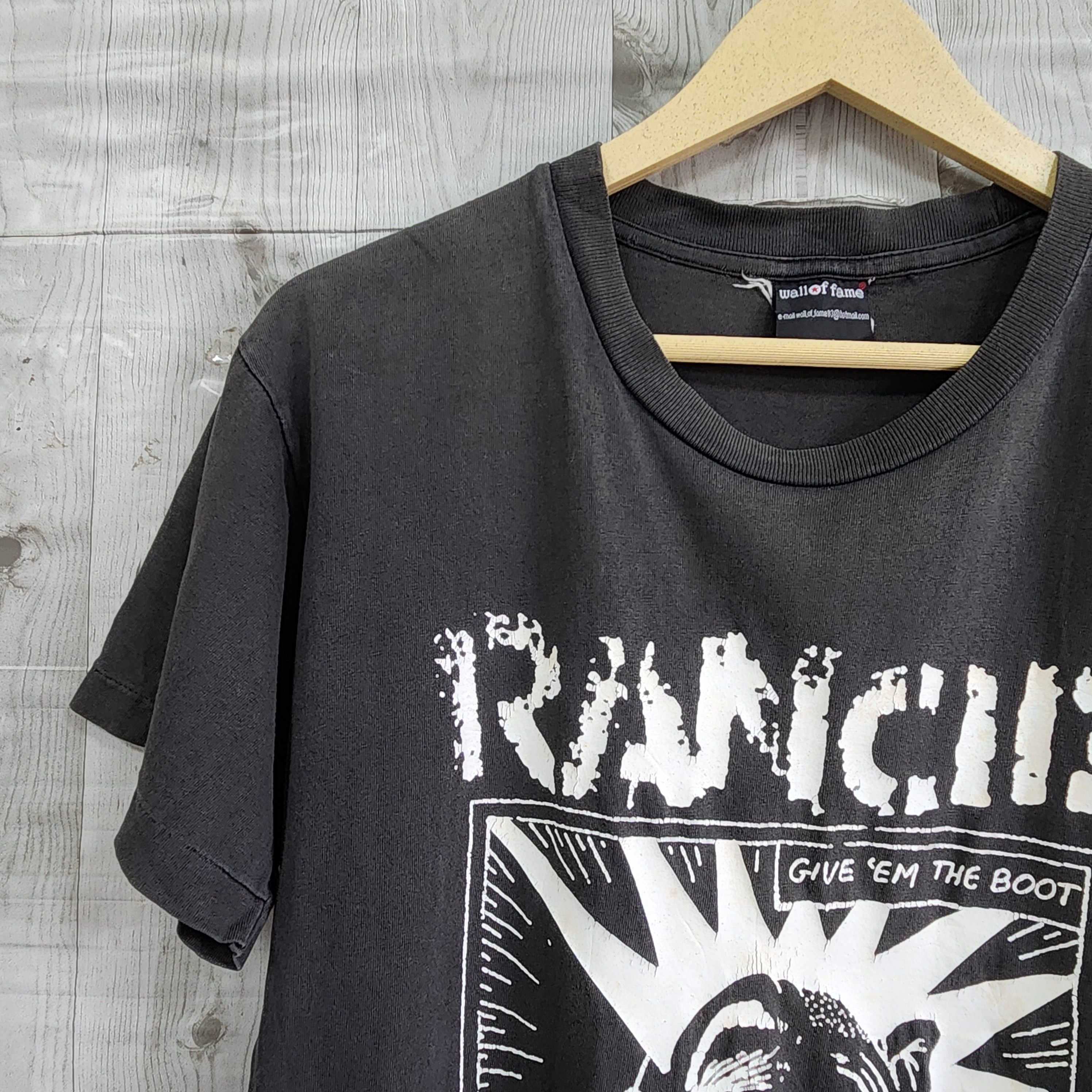 Band Tees × Vintage Vintage 2000s Rancid Give Em The Boot TShirt Single Stitch Size US M / EU 48-50 / 2 - 7 Thumbnail