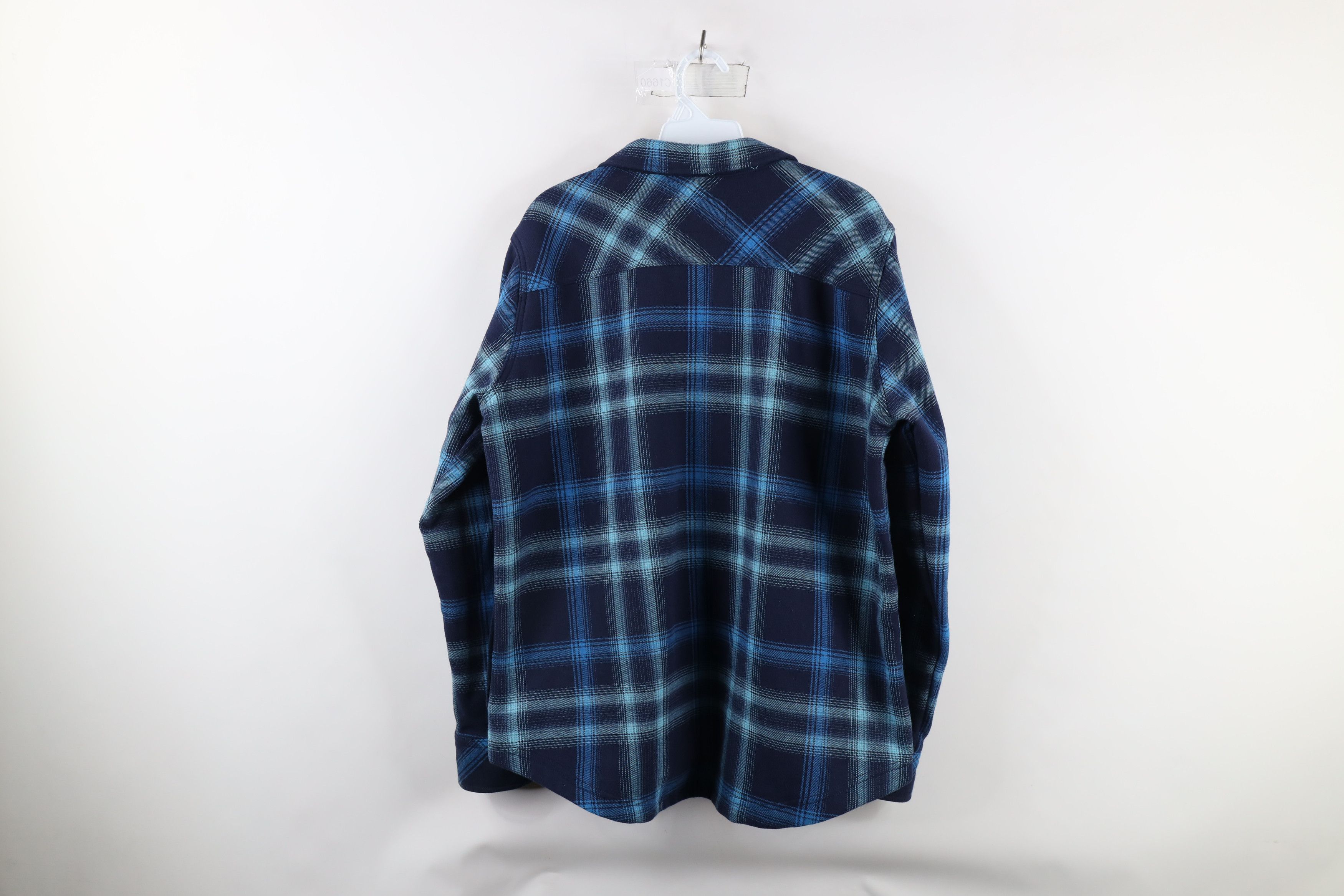 Orvis × Vintage Orvis Fleece Lined Pinnacle Flannel Button Shirt Jacket Size XL / US 12-14 / IT 48-50 - 10 Thumbnail