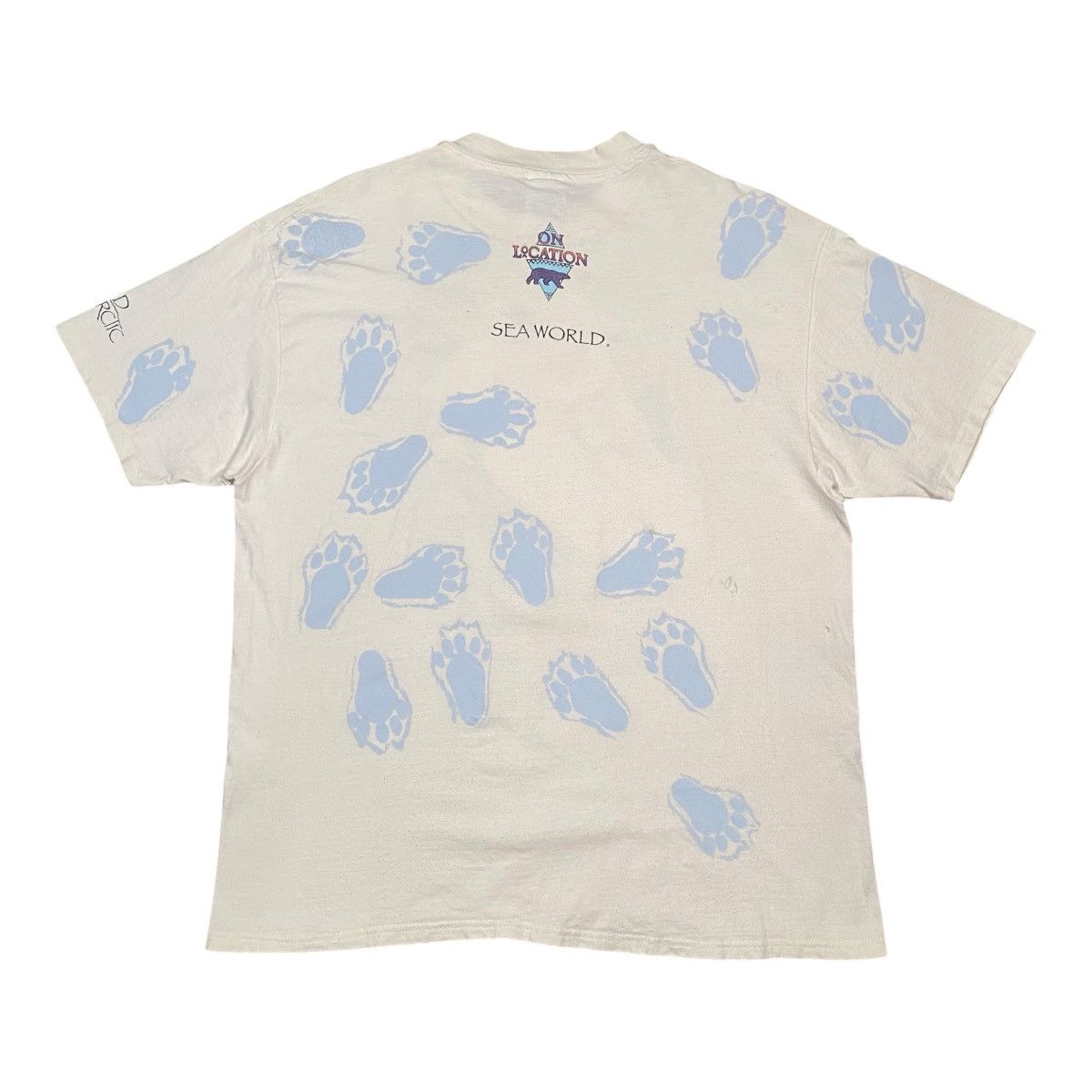 Habitat × Vintage Vintage 90’s Sea World Polar Bear Alloverprint T Shirt Size US XL / EU 56 / 4 - 2 Thumbnail