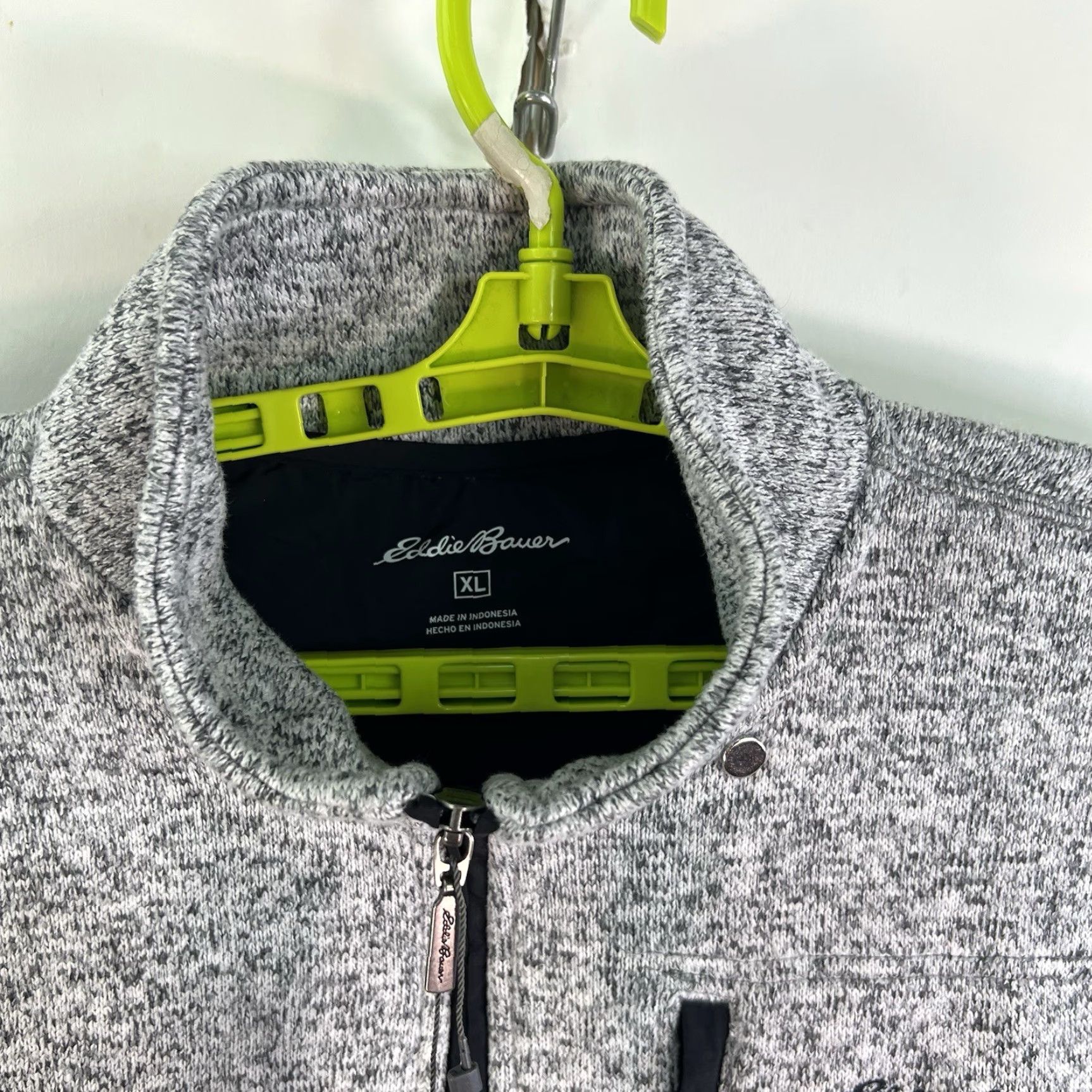 Eddie Bauer Eddie Bauer 1/4 Zip Fleece Sweater Mens XL Heather Gray NWT Size US XL / EU 56 / 4 - 3 Thumbnail