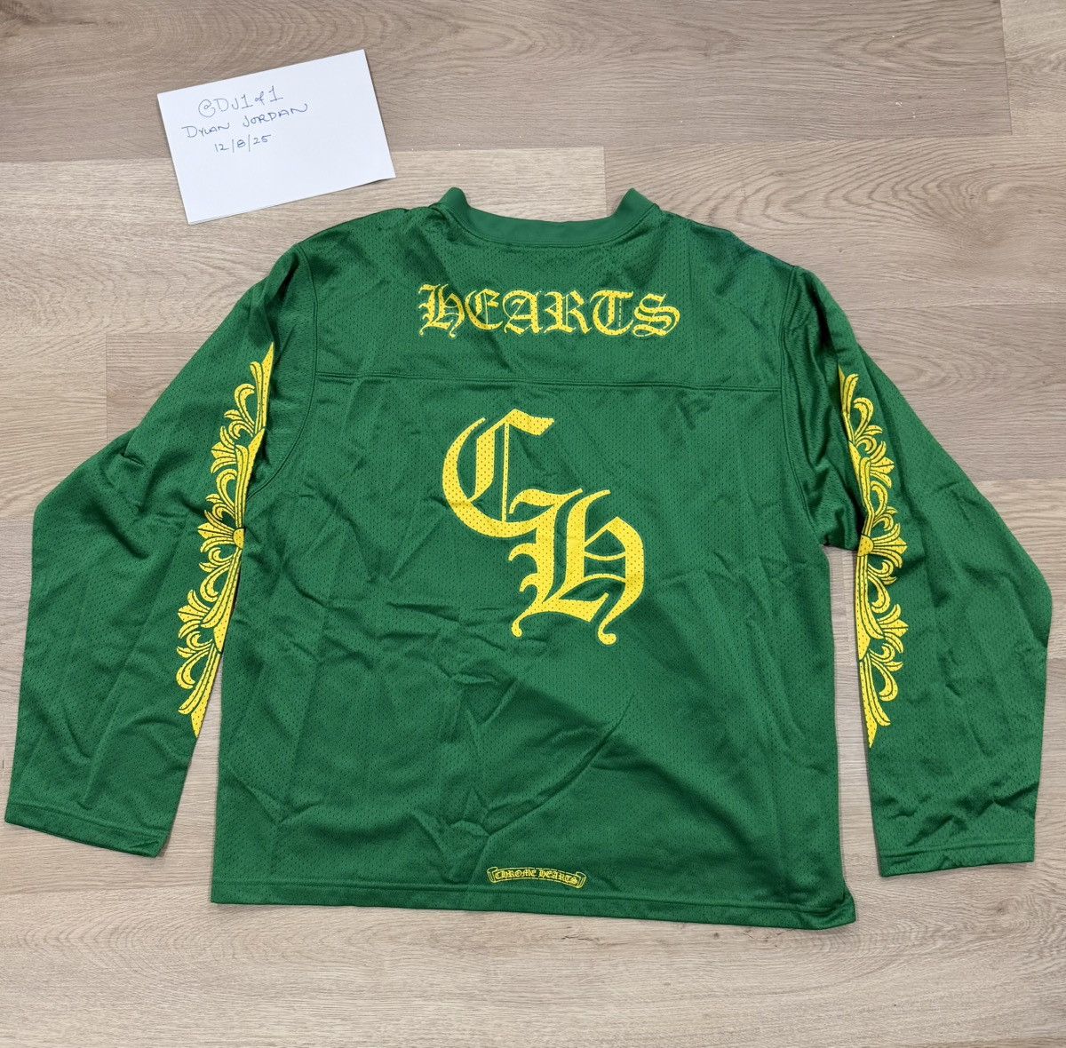 Chrome Hearts Chrome Hearts Sports Mesh Warm Up Jersey Long Sleeve XL Size US XL / EU 56 / 4 - 2 Thumbnail