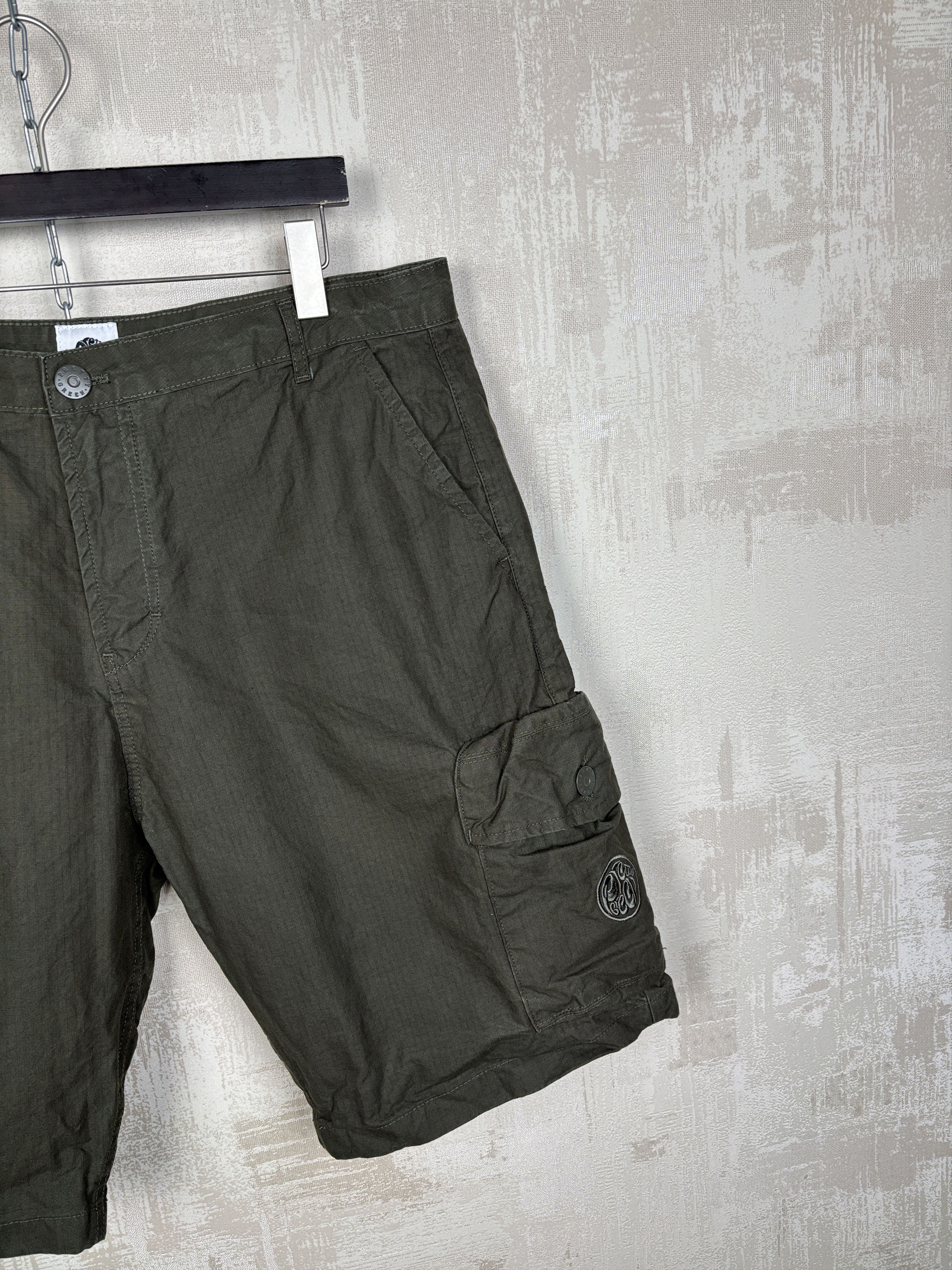 Pretty Green Pretty Green Combat Ripstop Cargo Shorts Khaki 3XL Size US 40 / EU 56 - 3 Thumbnail