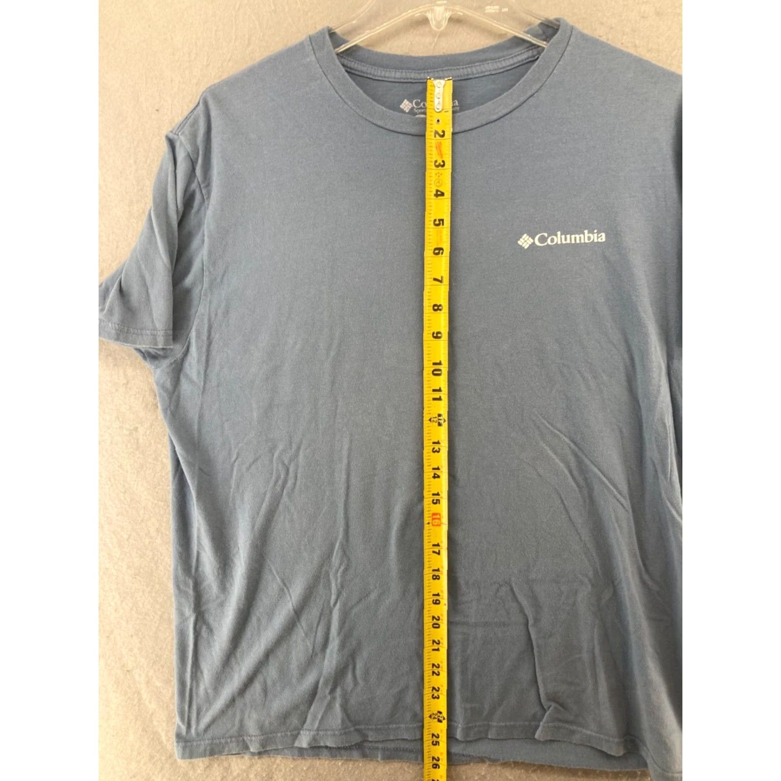 Vintage Columbia Men's T-Shirt Large Blue Bear Graphic Print Short Sleeve Jersey Crew Neck All Seasons Outdoor Casual Size US L / EU 52-54 / 3 - 3 Thumbnail