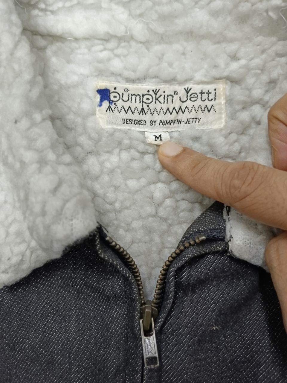 Japanese Brand SHERPA BOMBER JACKET PUMPKIN-JETTY🇯🇵 Size US M / EU 48-50 / 2 - 6 Thumbnail