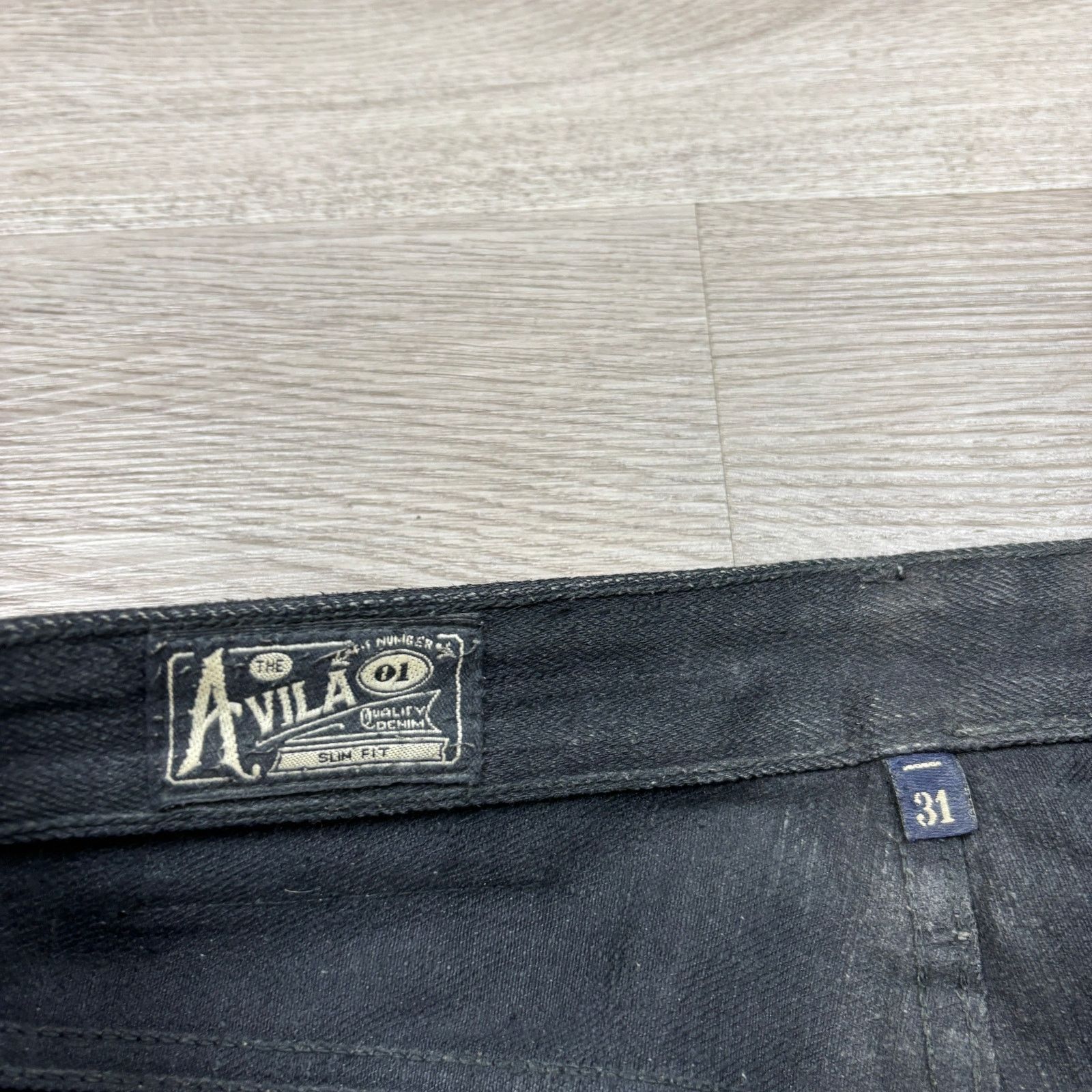 Freenote Cloth Freenote Cloth Avila Slim Fit Selvedge Denim Jeans 31x33.5 Size US 31 - 7 Thumbnail