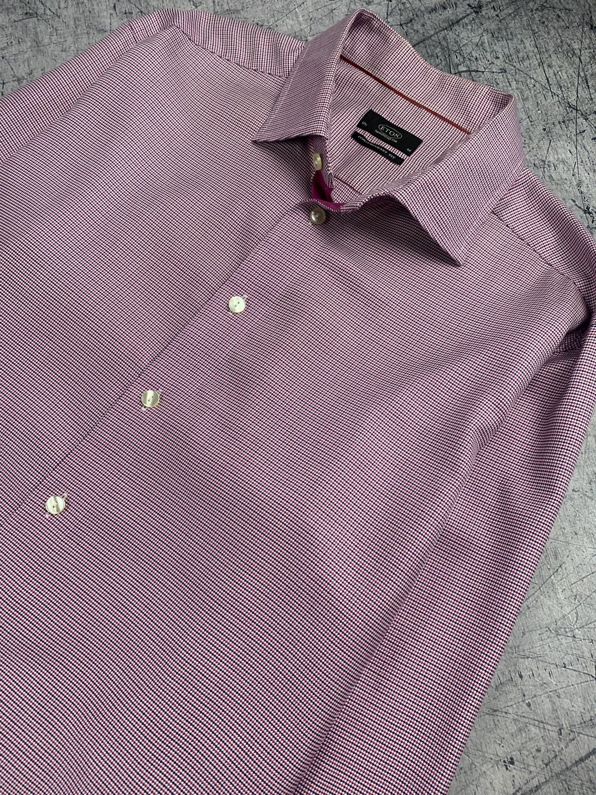 Eton Eton Contemporary Fit Shirt Buttons-Up Long Sleeve Men’s 44 Size US L / EU 52-54 / 3 - 4 Thumbnail