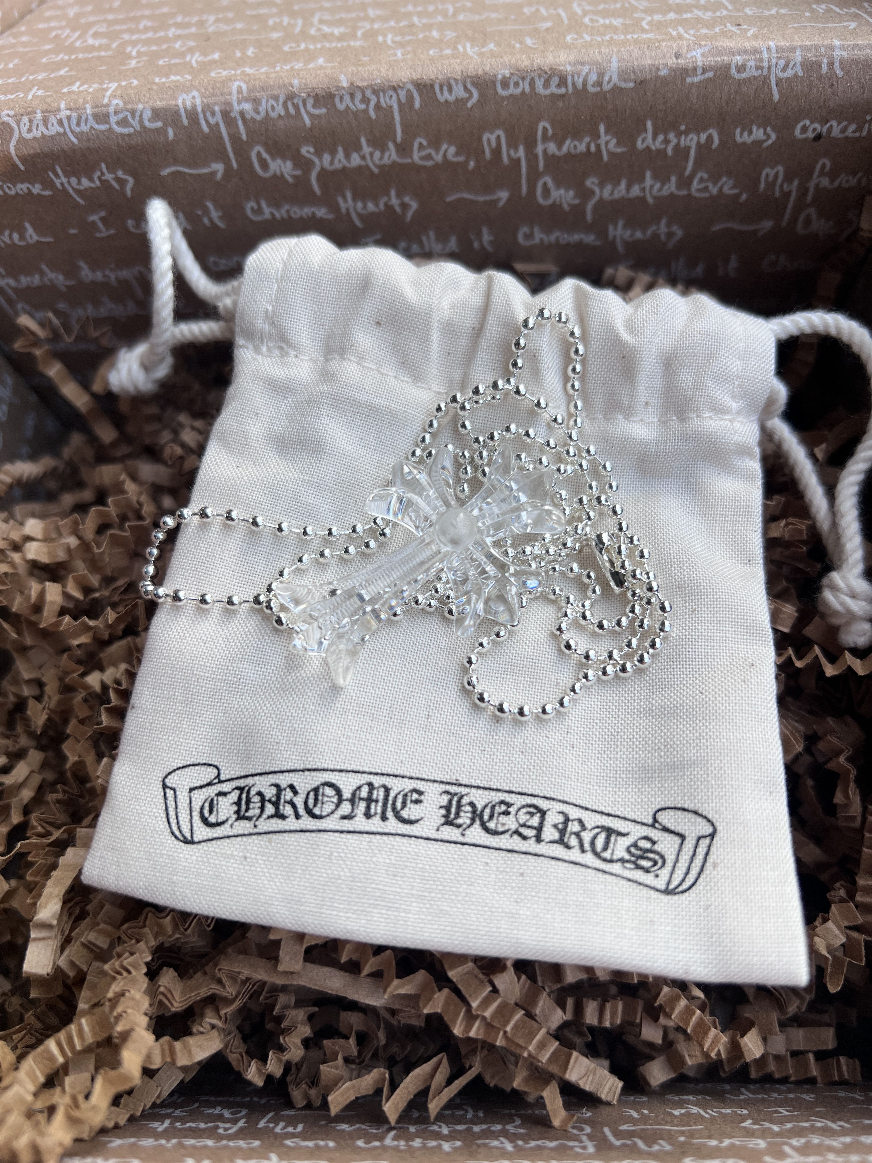 Chrome Hearts Chrome Hearts Cross Silicone Necklace Size ONE SIZE - 2 Thumbnail